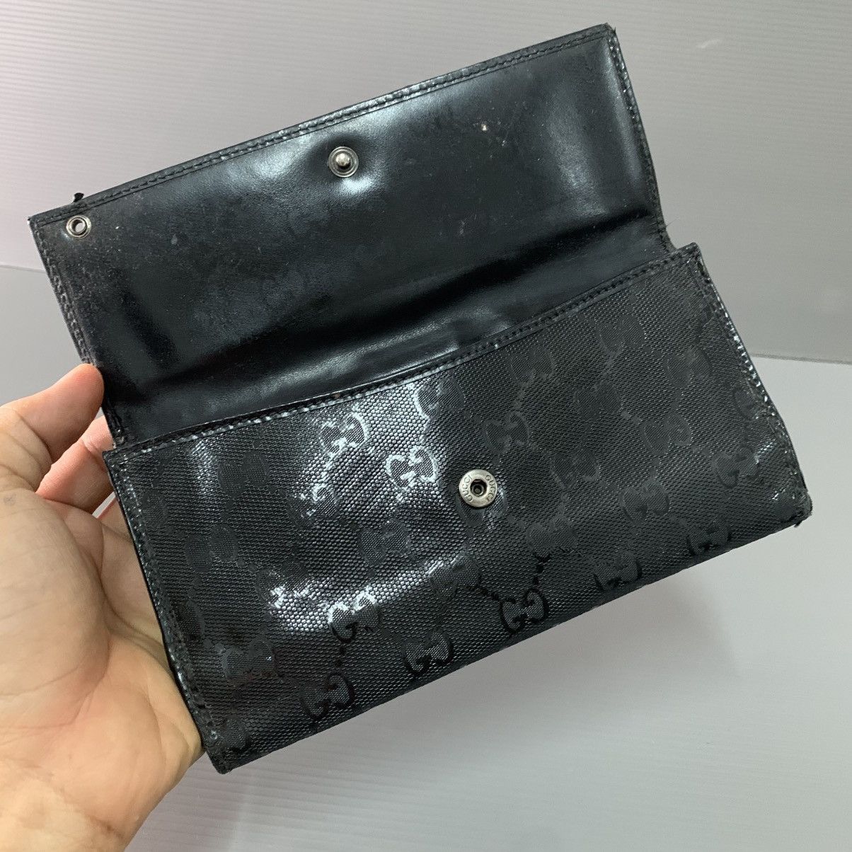 Gucci Gucci Black Long Wallet Size ONE SIZE - 8 Thumbnail
