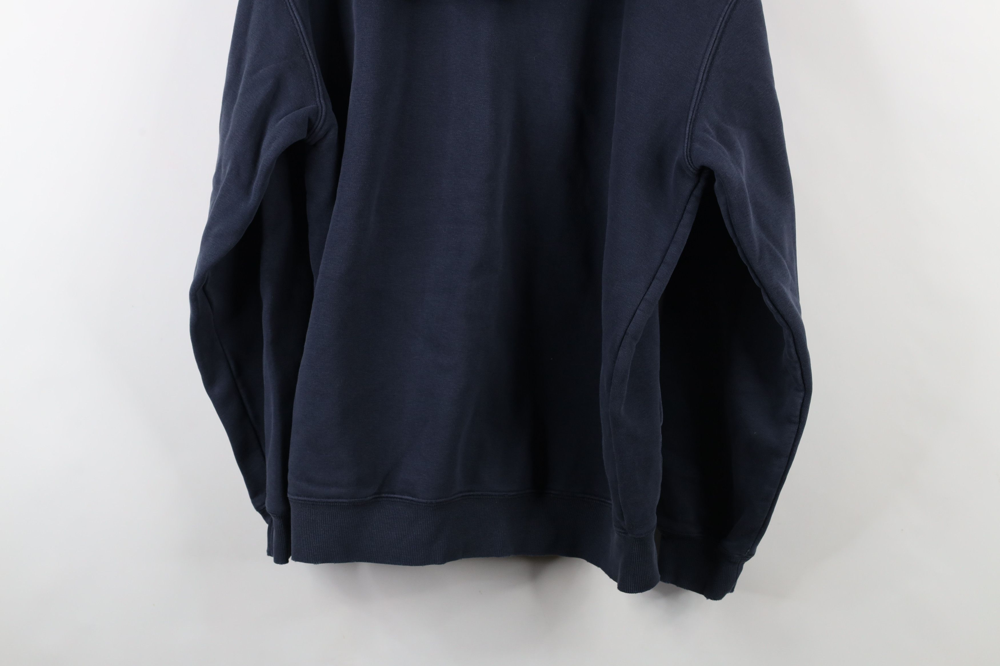 Carhartt × Vintage Vintage 90s Carhartt Spell Out Hoodie Sweatshirt Navy Blue Size US L / EU 52-54 / 3 - 16 Thumbnail