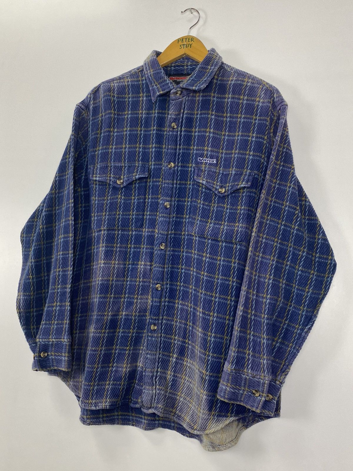 Flannel × Vans × Vintage Vintage Vans Faded Flannel Size US L / EU 52-54 / 3 - 3 Thumbnail