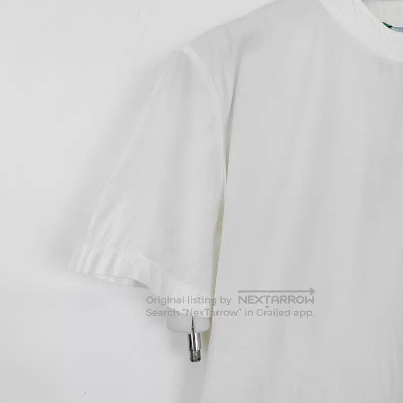 Prada Prada White back triangle logo short-sleeved T-shirt Size XS / US 0-2 / IT 36-38 - 5 Thumbnail