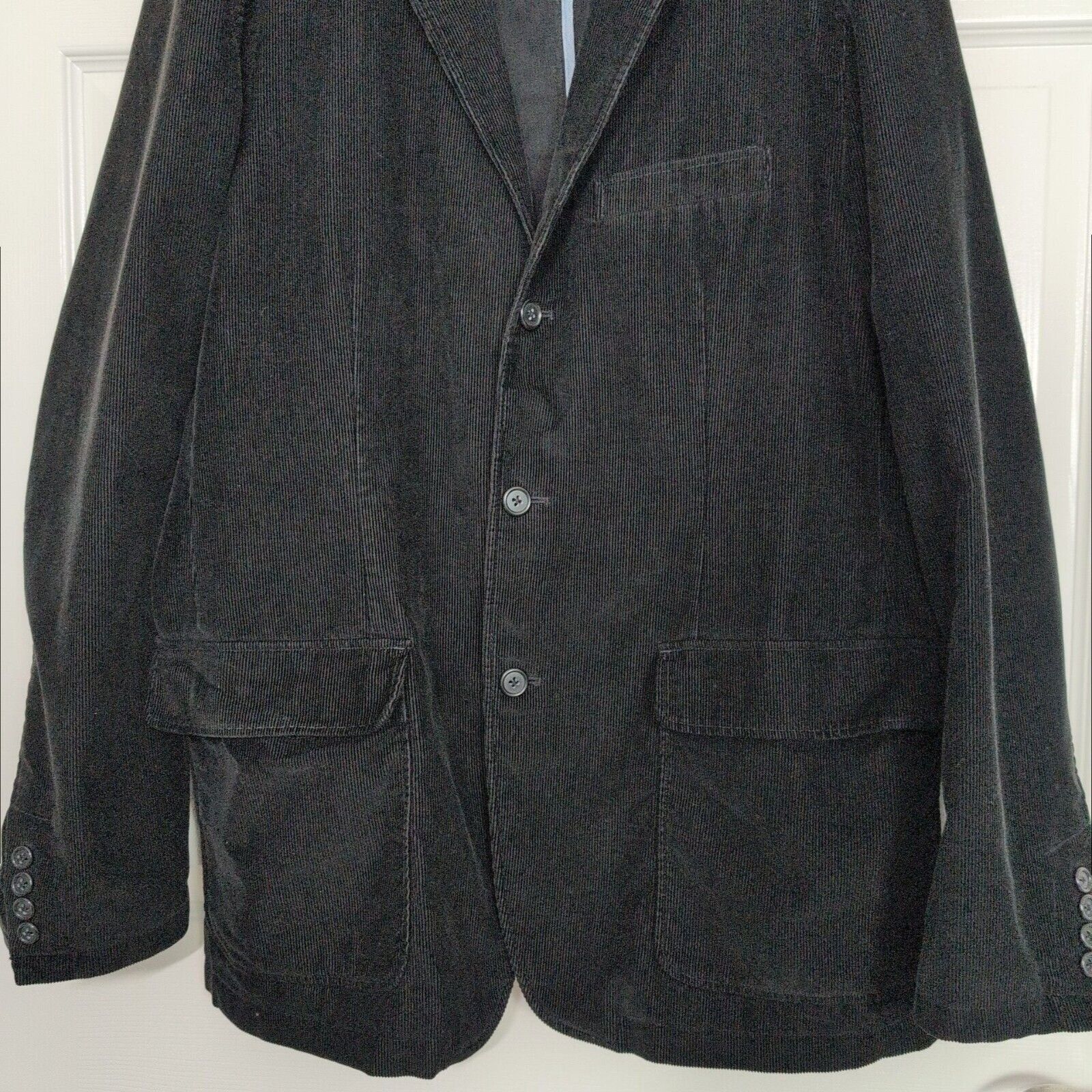 J.Crew J Crew Corduroy Holmes Sportcoat Mens Size Large Black Size 42R - 3 Thumbnail