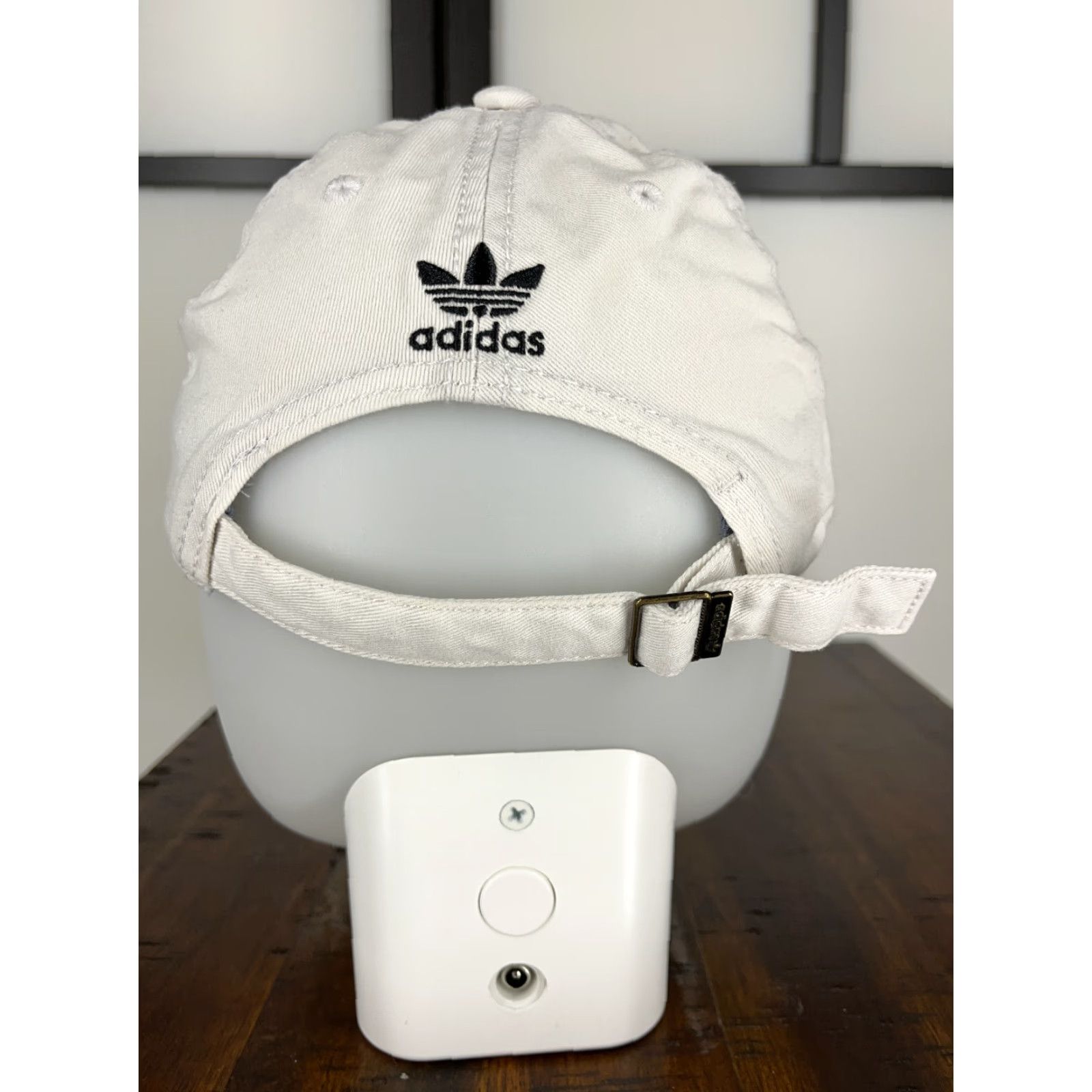 Adidas Adidas Hat Cap Strap Back Womens One Size White Twill 100% Cotton Trefoil Golf Hat, Adjustable, Casual Sports Women’s Cap Size ONE SIZE - 6 Thumbnail
