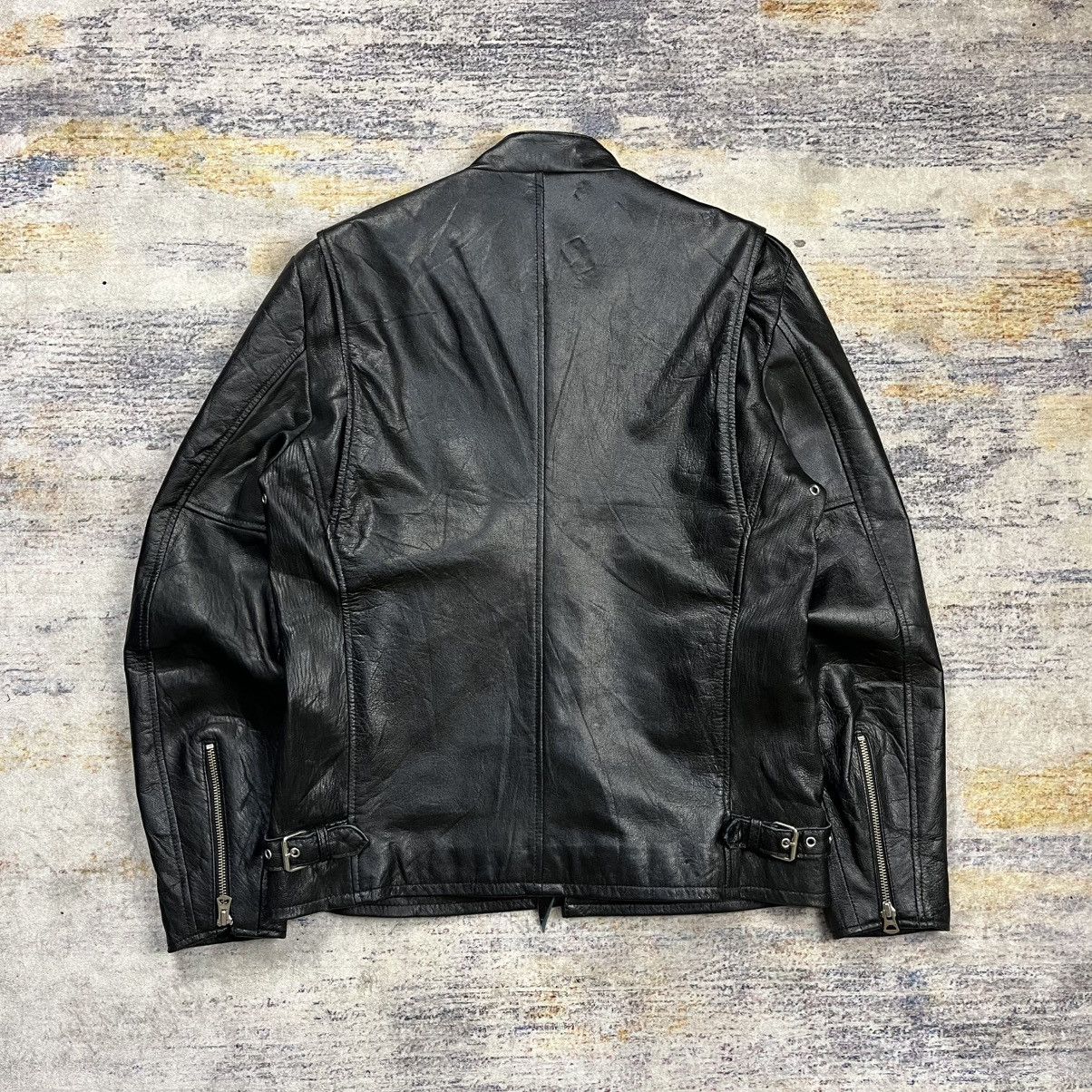Schott Schott cafe racer biker leather jacket Size US L / EU 52-54 / 3 - 2 Thumbnail