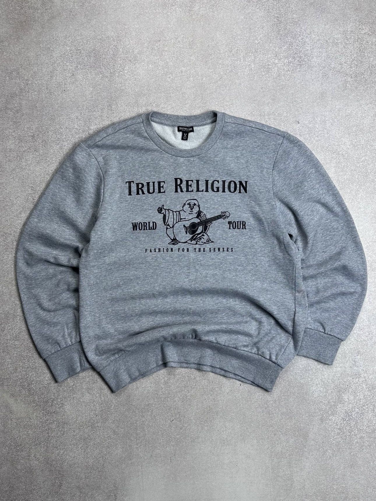 True Religion Vintage 90s True Religion Budda Y2K Boxy Sweatshirt M Size US M / EU 48-50 / 2 - 1 Thumbnail