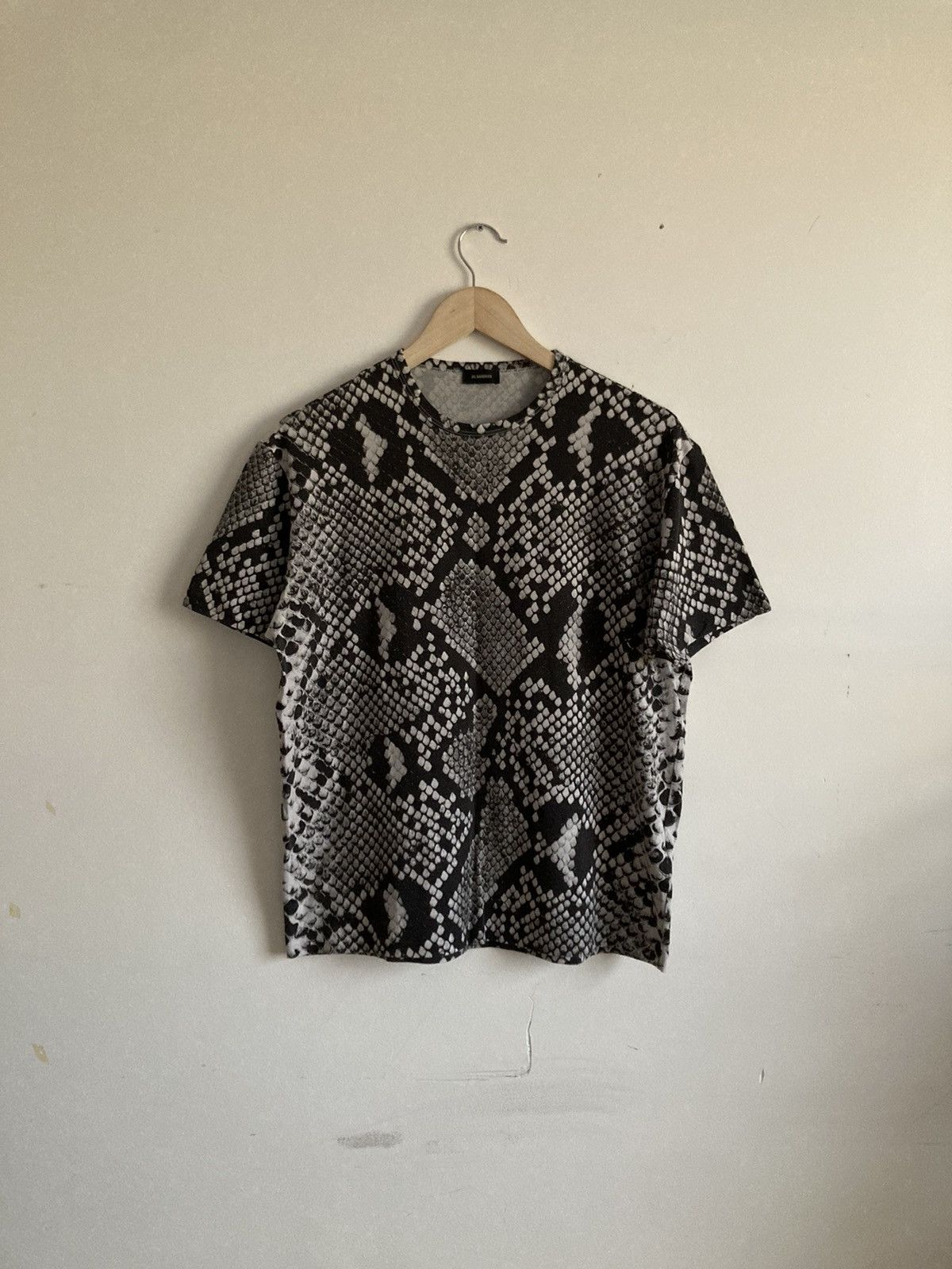 Jil Sander SS12 Jil Sander by Raf Simons piton snake print t shirt 