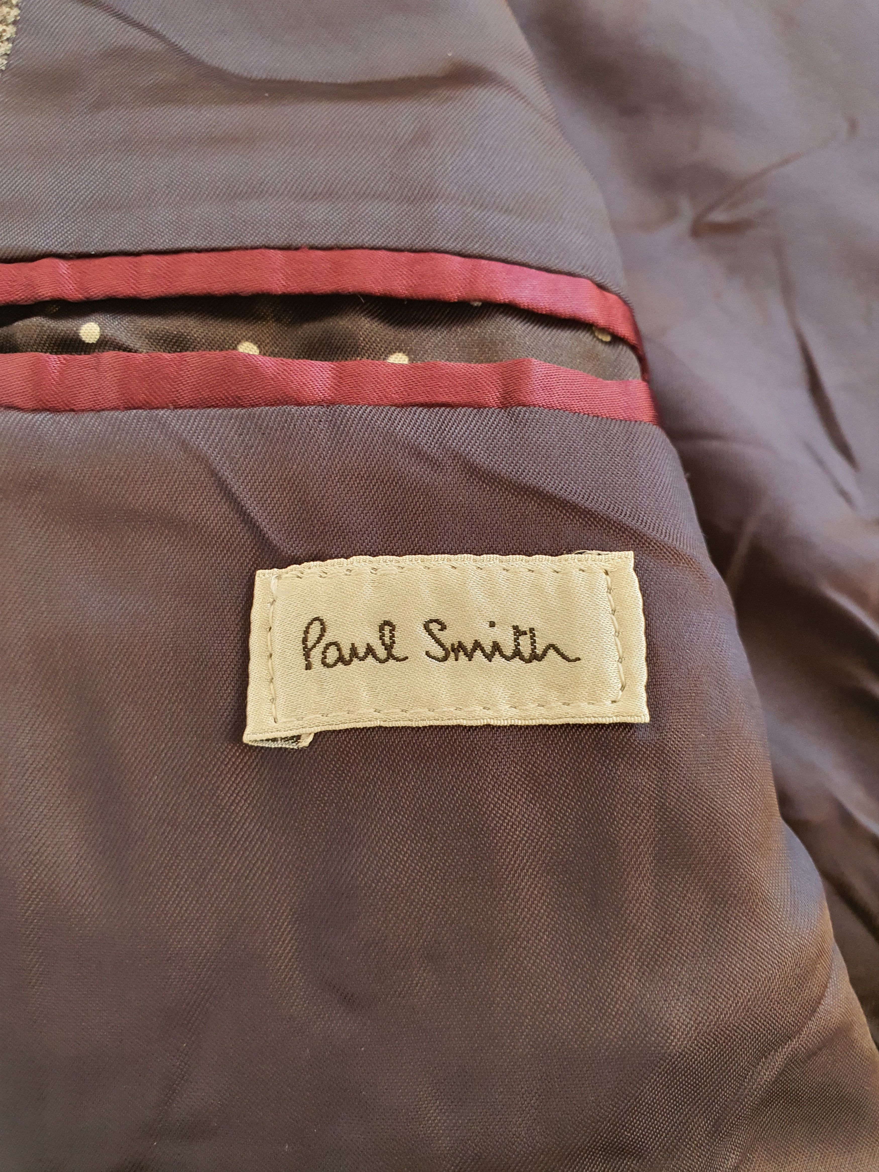 Paul Smith Mainline Sports Coat Jacket - Prince of Wales (Glen Check) Size 44R - 6 Thumbnail