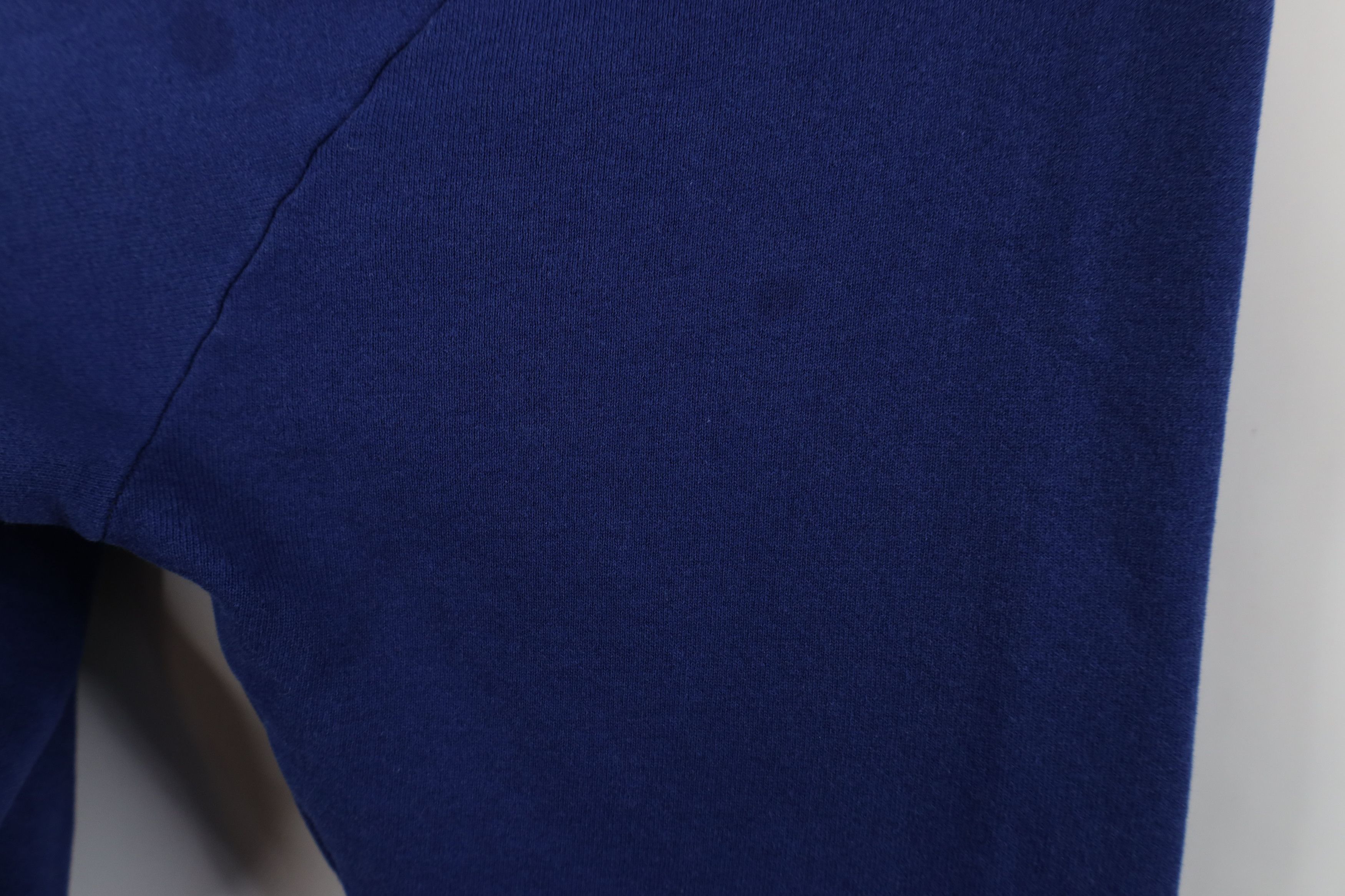 Vintage Vintage 90s Streetwear Blank Crewneck Sweatshirt Blue USA Size XL / US 12-14 / IT 48-50 - 5 Thumbnail