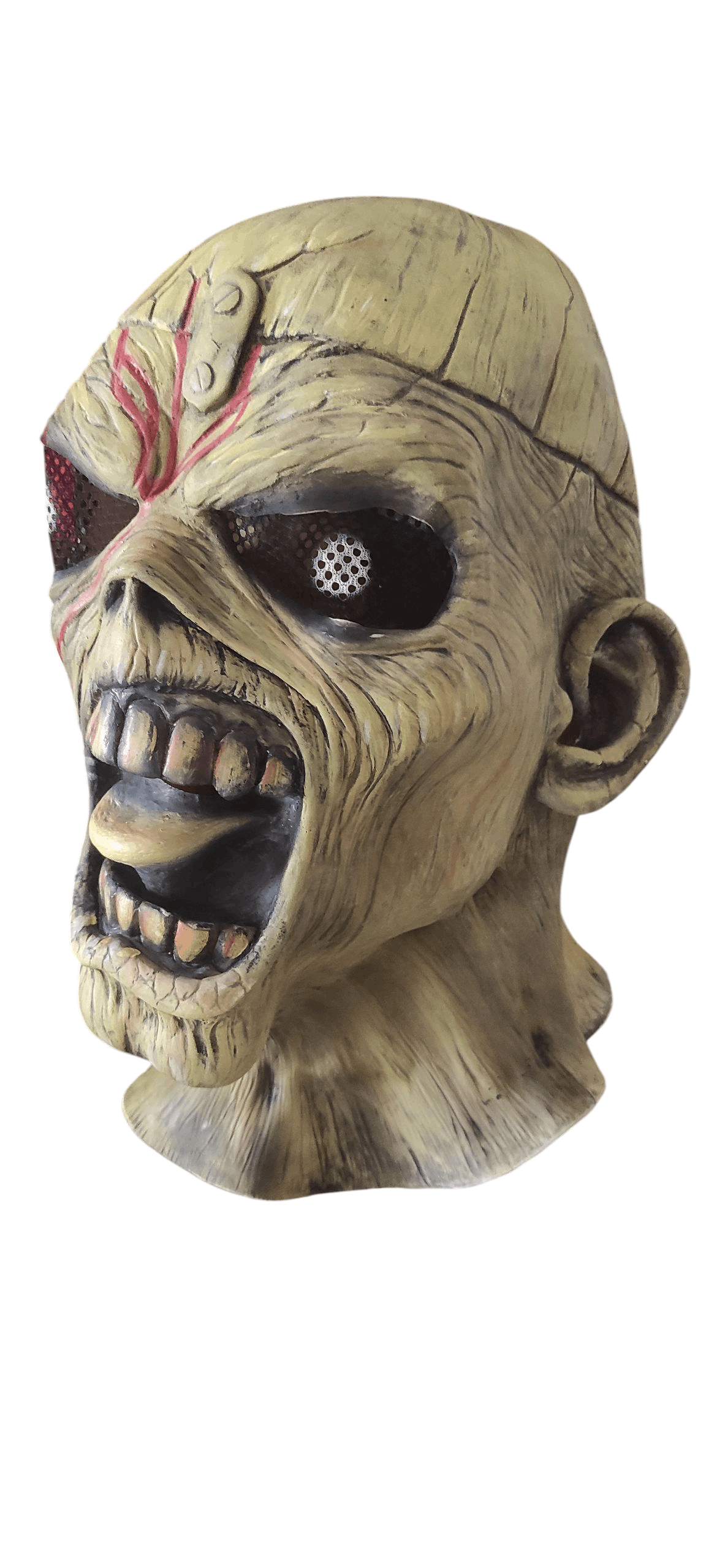Iron Maiden Iron Maiden Eddie “Piece of Mind” Costume Rubber Latex Mask Size ONE SIZE - 2 Thumbnail