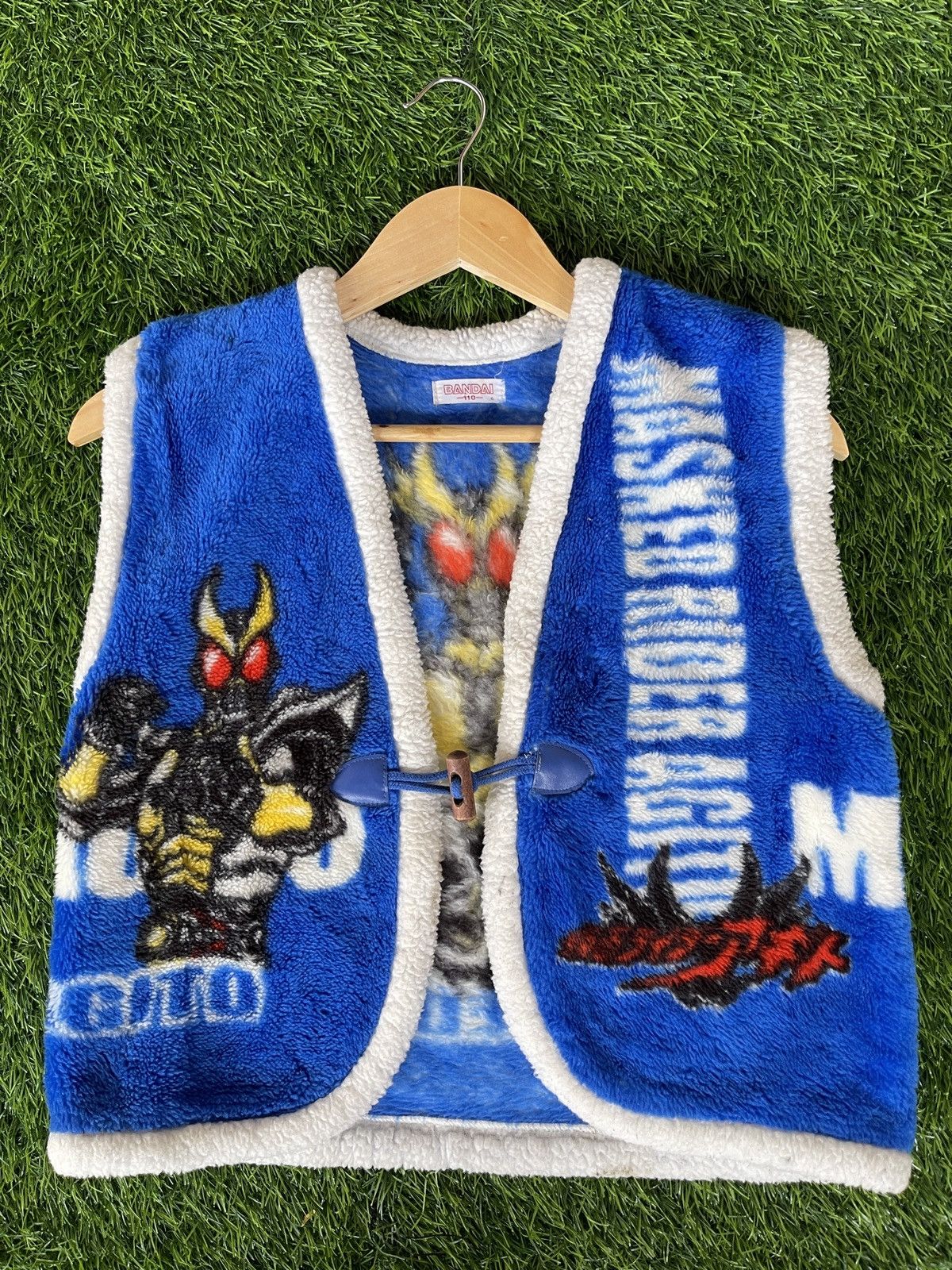 Anime Rare🔥Masked Rider Tank Top Sleeve Less Fleece Size US S / EU 44-46 / 1 - 10 Thumbnail
