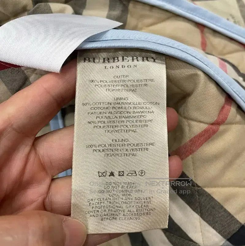 Burberry Burberry Light Blue Quilted Cotton Jacket. Size M / US 6-8 / IT 42-44 - 6 Thumbnail