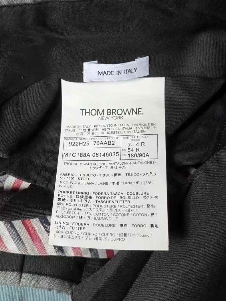 Thom Browne Thom Browne size4 Gray wool suit pants Size US 28 / EU 44 - 3 Thumbnail
