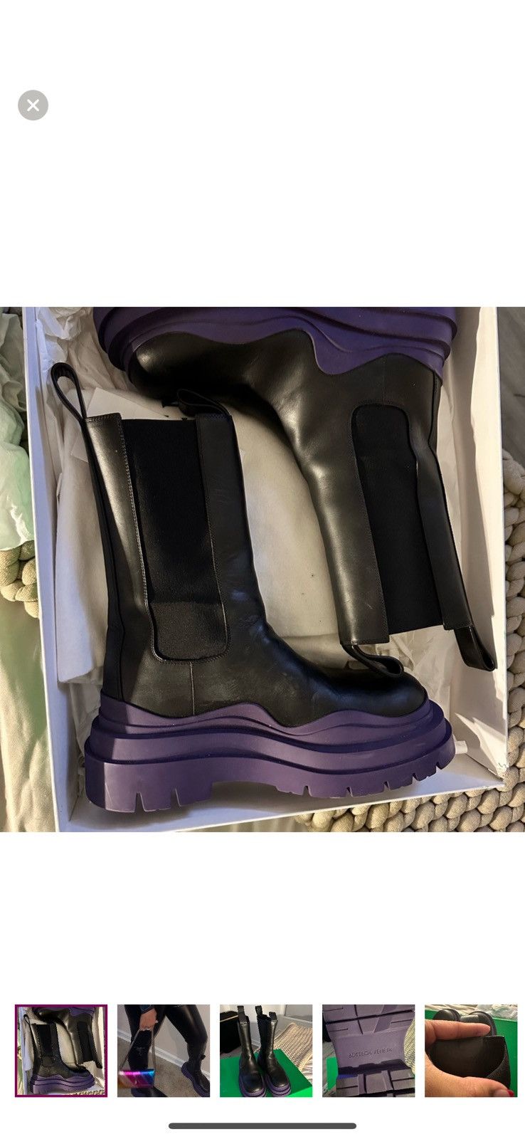 Bottega Veneta Bottega Veneta tire boots Size US 8 / IT 38 - 3 Thumbnail