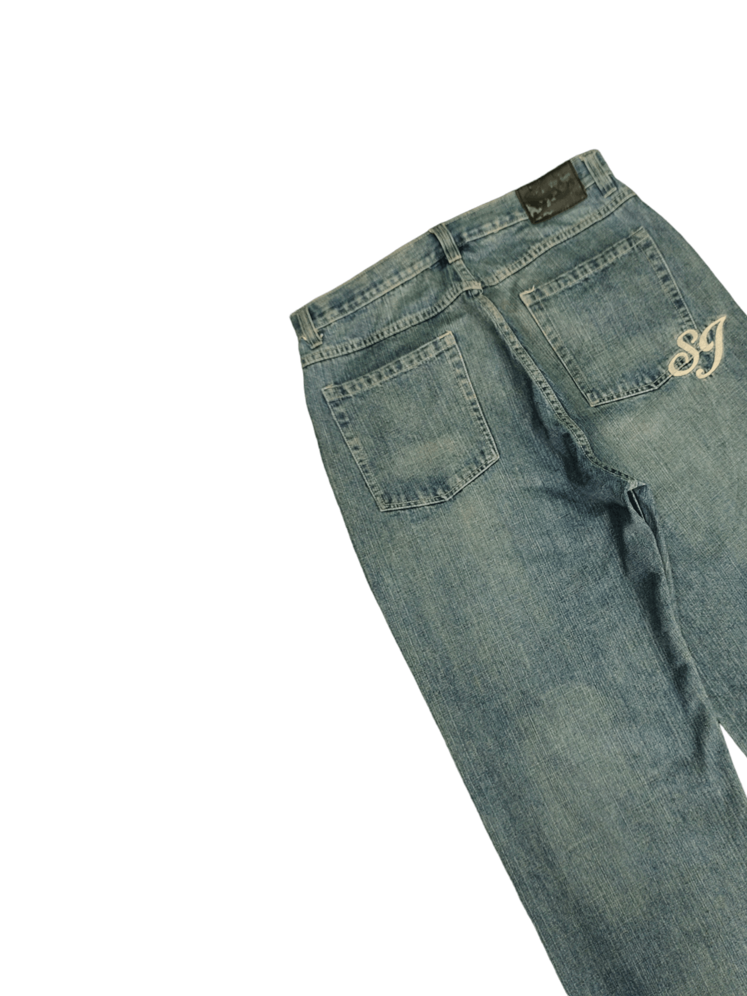 Sean John Baggy Jeans Sean John Embroidered Denim Wide Loose Leg Y2k Size US 36 / EU 52 - 5 Thumbnail