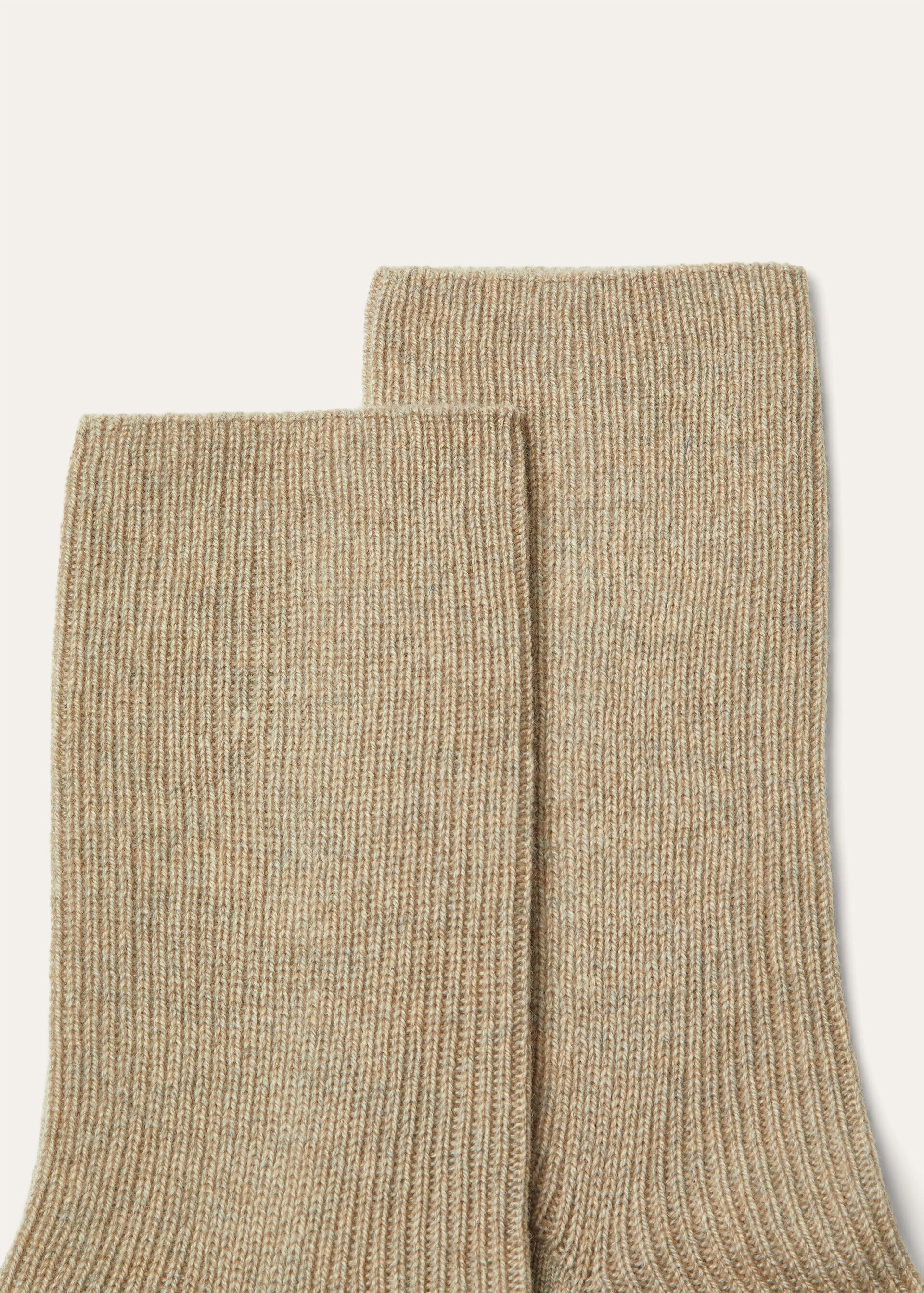 Loro Piana os11x0426 FAQ1318 Size: OS / Socks in Silver Birch Size ONE SIZE - 2 Thumbnail