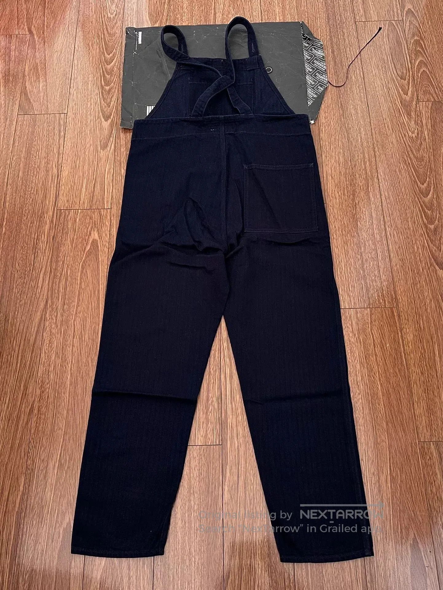 Neighborhood blue dye herringbone fabric overalls. Size US 28 / EU 44 - 2 Thumbnail
