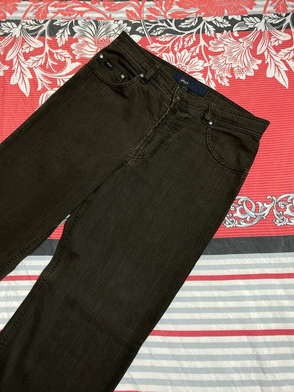 BRAX × Vintage VINTAGE BRAX CARLOS Regular Fit 5-Pocket stretch Jeans. Size US 32 / EU 48 - 14 Thumbnail