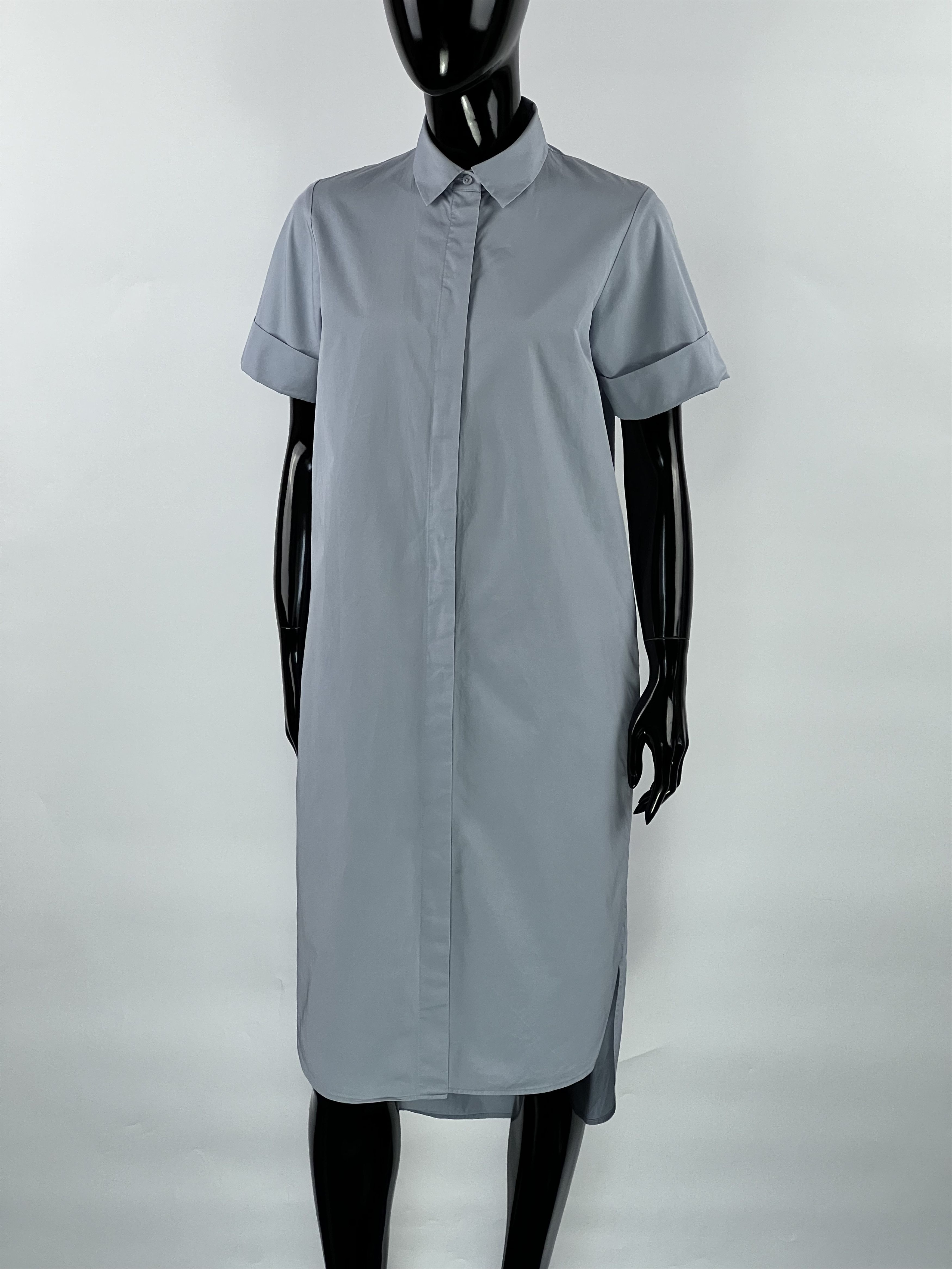 Cos COS Light Blue Cotton Shirt Dress Size EU34 Size XS / US 0-2 / IT 36-38 - 1 Thumbnail