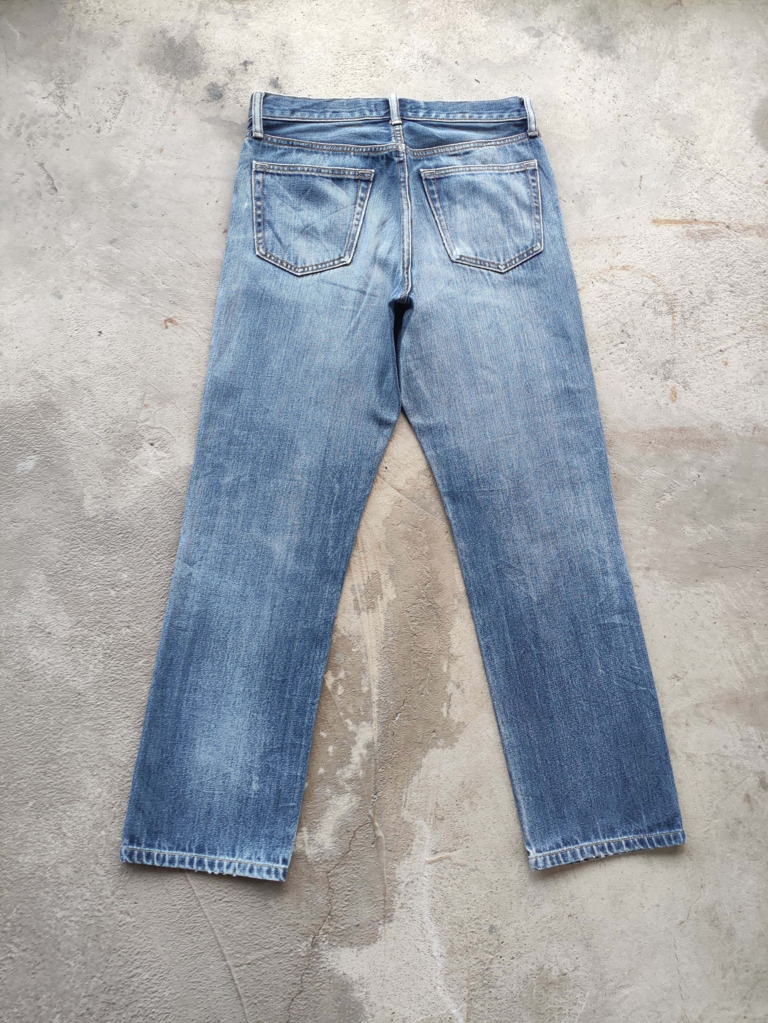 Japanese Brand Vintage Japanese Jean Distressed Faded Denim Size US 32 / EU 48 - 8 Thumbnail