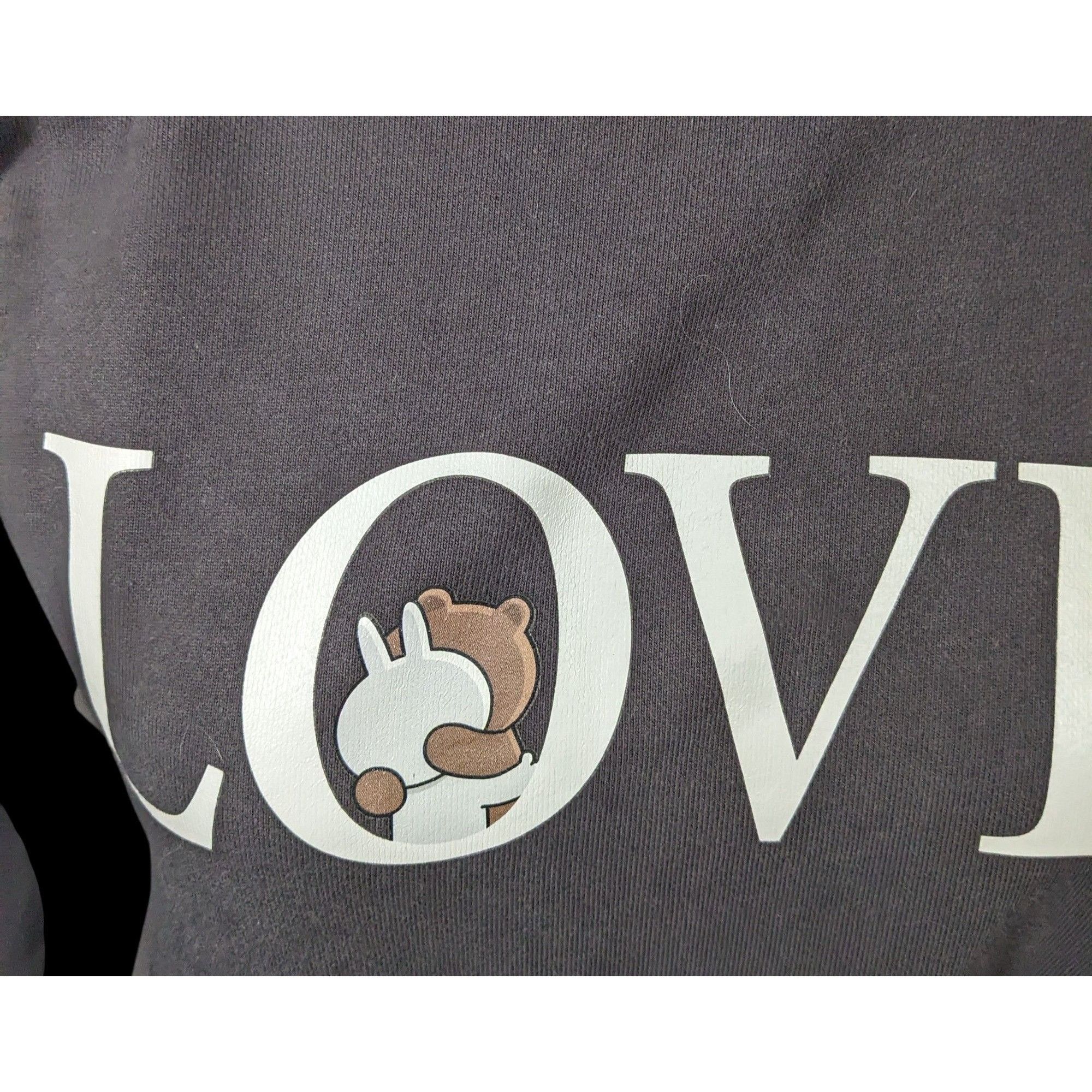 Other Pushbutton Line Friends Grey Love Sweatshirt Size Small Size US S / EU 44-46 / 1 - 3 Thumbnail