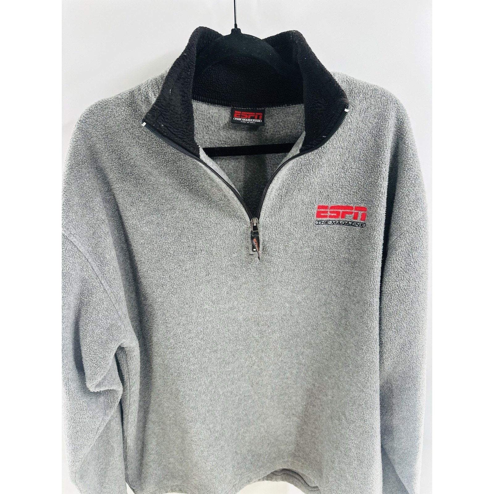NBA Vintage Y2K ESPN SportsCenter Quarter Zip Sweatshirt Mens XL Size US XL / EU 56 / 4 - 1 Thumbnail
