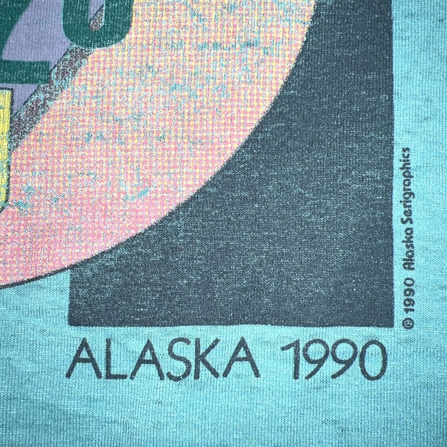 Hanes VINTAGE Alaska Walk For Hope 1990 20th Anniversary Tee Mens XL Hanes Blue USA Stitch Shirt Size US XL / EU 56 / 4 - 3 Thumbnail
