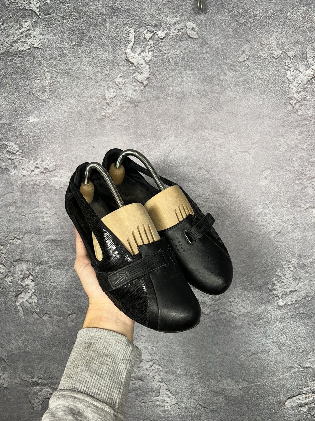 Puma Vintage Y2k Hype Puma Leather Ballet Flats Size 40 Size US 10 / IT 40 - 1 Thumbnail