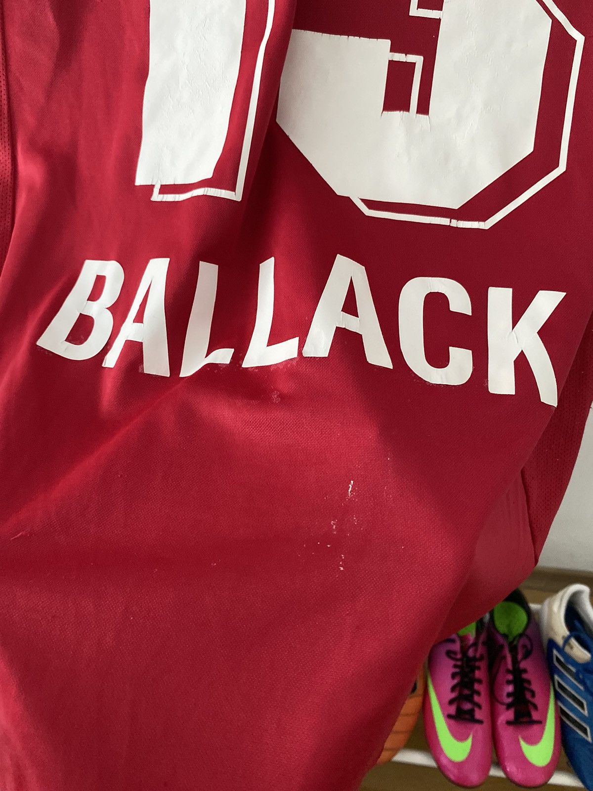 Adidas × Vintage JERSEY BAYER MUNICH 2003-2004 #13 [Ballack] VINTAGE RARE Size US M / EU 48-50 / 2 - 3 Thumbnail