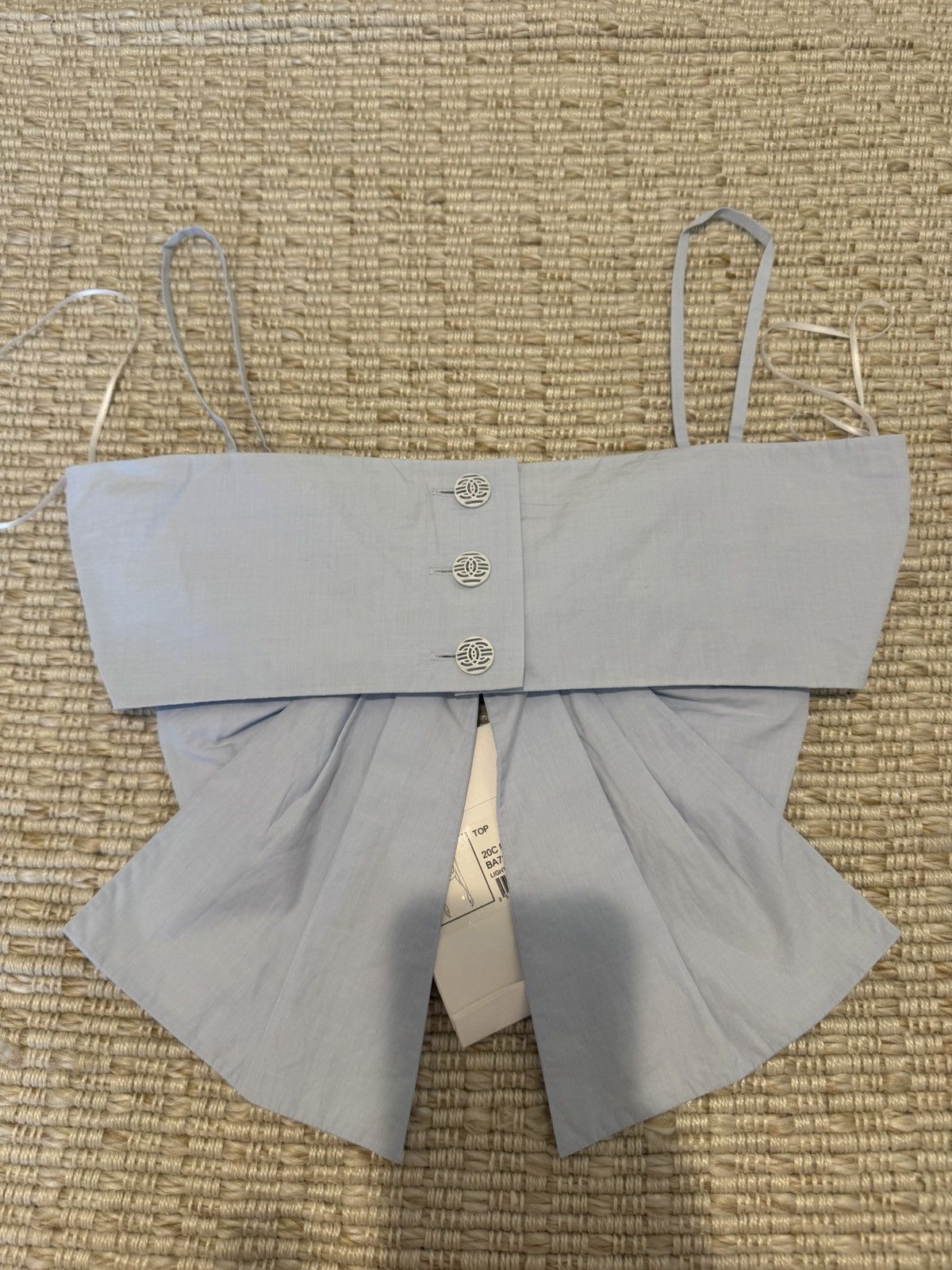 Chanel Chanel bow crop top szie 34 Size XS / US 0-2 / IT 36-38 - 9 Thumbnail