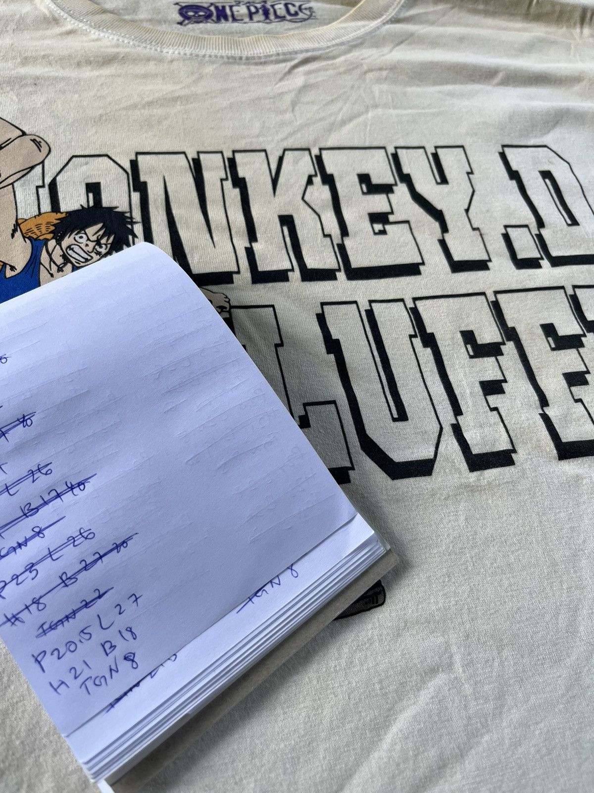 Anime × Japanese Brand × One Piece STEALS One Piece Monkey D Luffy Double Side Print Tees Size US L / EU 52-54 / 3 - 9 Thumbnail