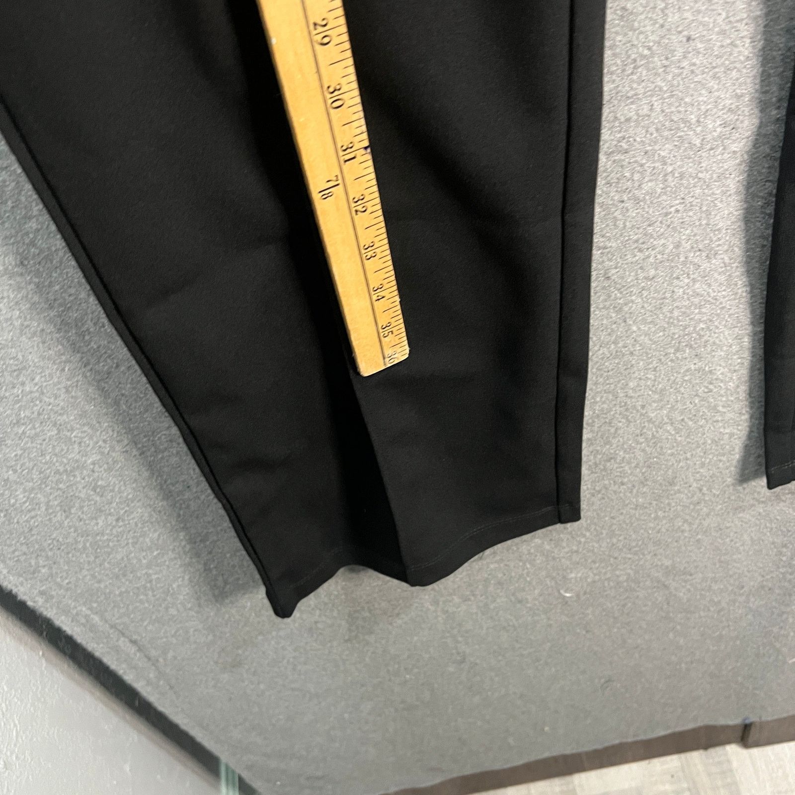 Other Attitudes by Renee Tall Global Illusions Wide Leg Pants Blac Size 26" / US 2 / IT 38 - 10 Thumbnail