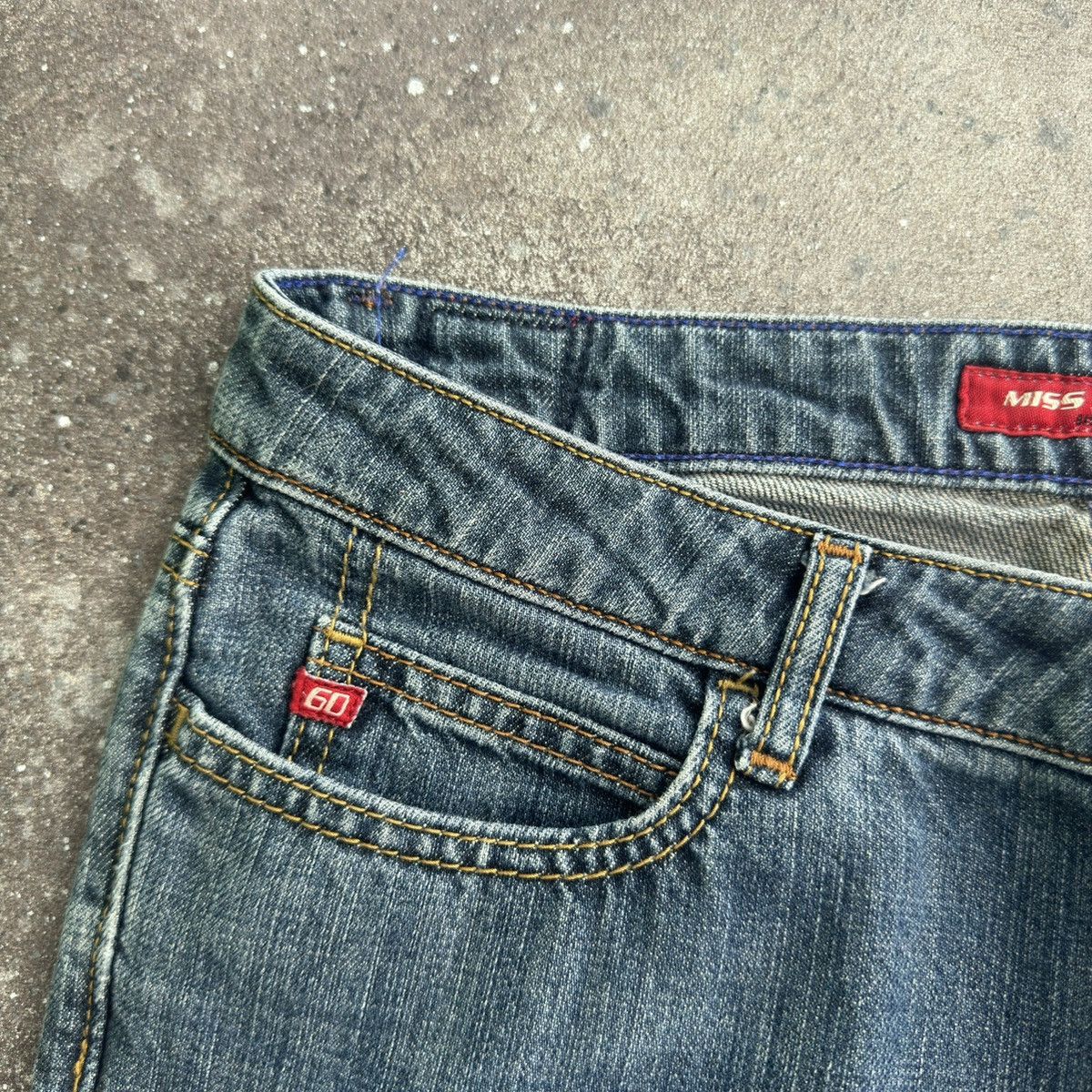 Japanese Brand × Miss Sixty × Vintage Miss Sixty Vintage Washed Flared Denim Jeans Size 29" - 8 Thumbnail