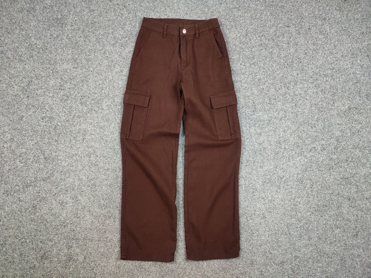 Japanese Brand Vintage 90's Japan Style Y2K Brown Denim Cargo Jeans Pants Size 26" / US 2 / IT 38 - 5 Thumbnail