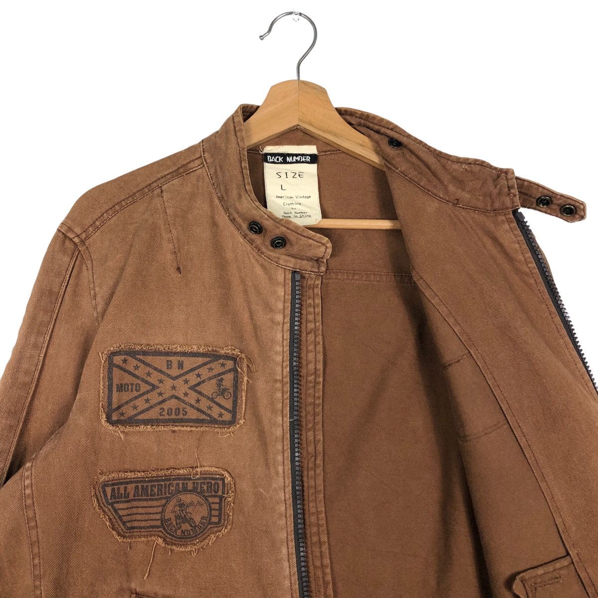 Hysteric Glamour 🔥90’s Vintage Biker Jacket Punk Design Back Number Japan Size US L / EU 52-54 / 3 - 9 Thumbnail