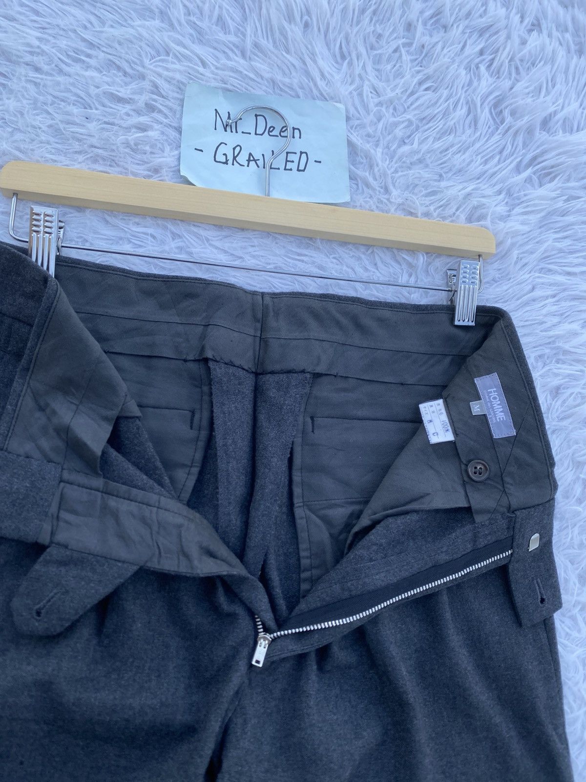 Comme des Garcons Rare Vintage Comme Des Garcons Homme Wool Pants Size US 28 / EU 44 - 11 Thumbnail