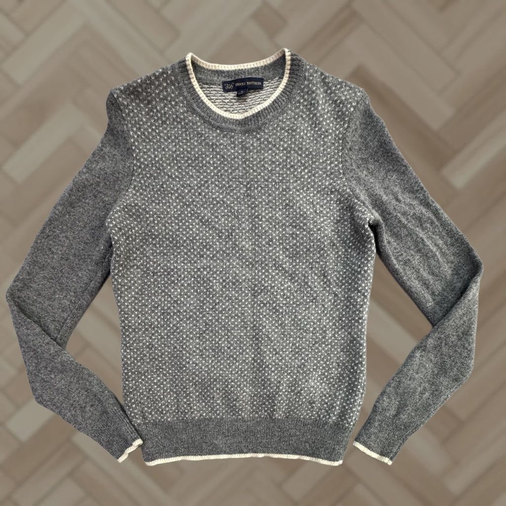Brooks Brothers Brooks Brothers Sweater Womens Medium Gray Wool Angora Knit Pullover Crewneck Size M / US 6-8 / IT 42-44 - 1 Thumbnail