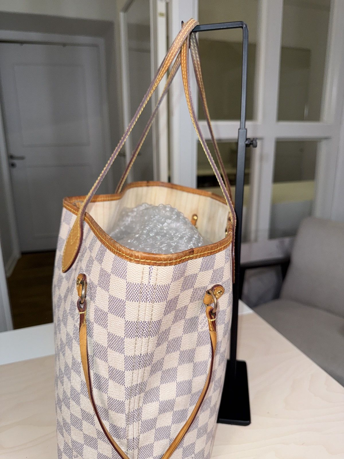 Louis Vuitton Louis Vuitton Neverfull Damier Azure MM Size ONE SIZE - 15 Thumbnail