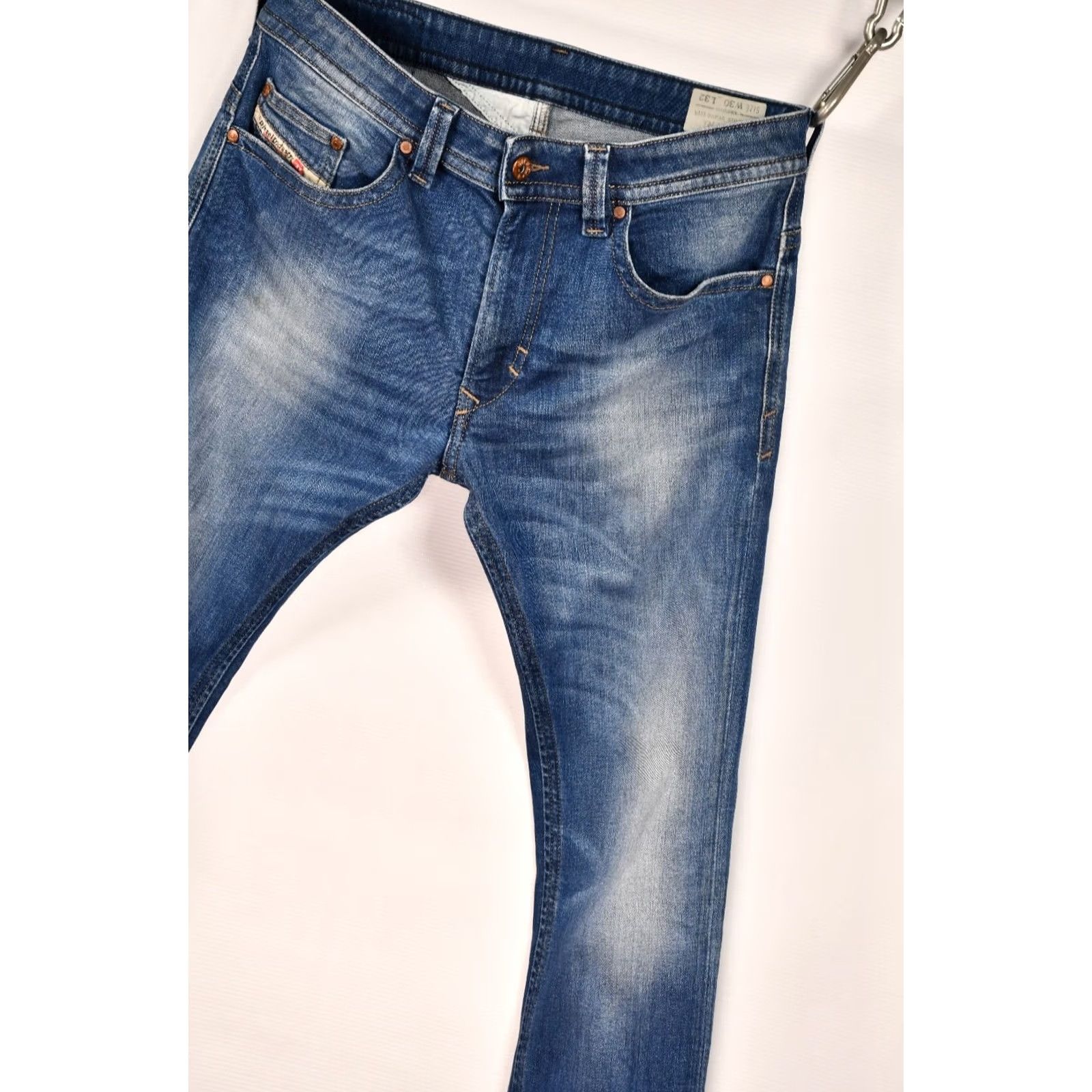 Diesel Diesel Thavar 0RP36_Stretch Slim-Skinny Jeans W30/L32 Men Blue 98% Cotton 2% Elastane Slim Regular Fit Denim Jeans Mens Size US 30 / EU 46 - 5 Thumbnail