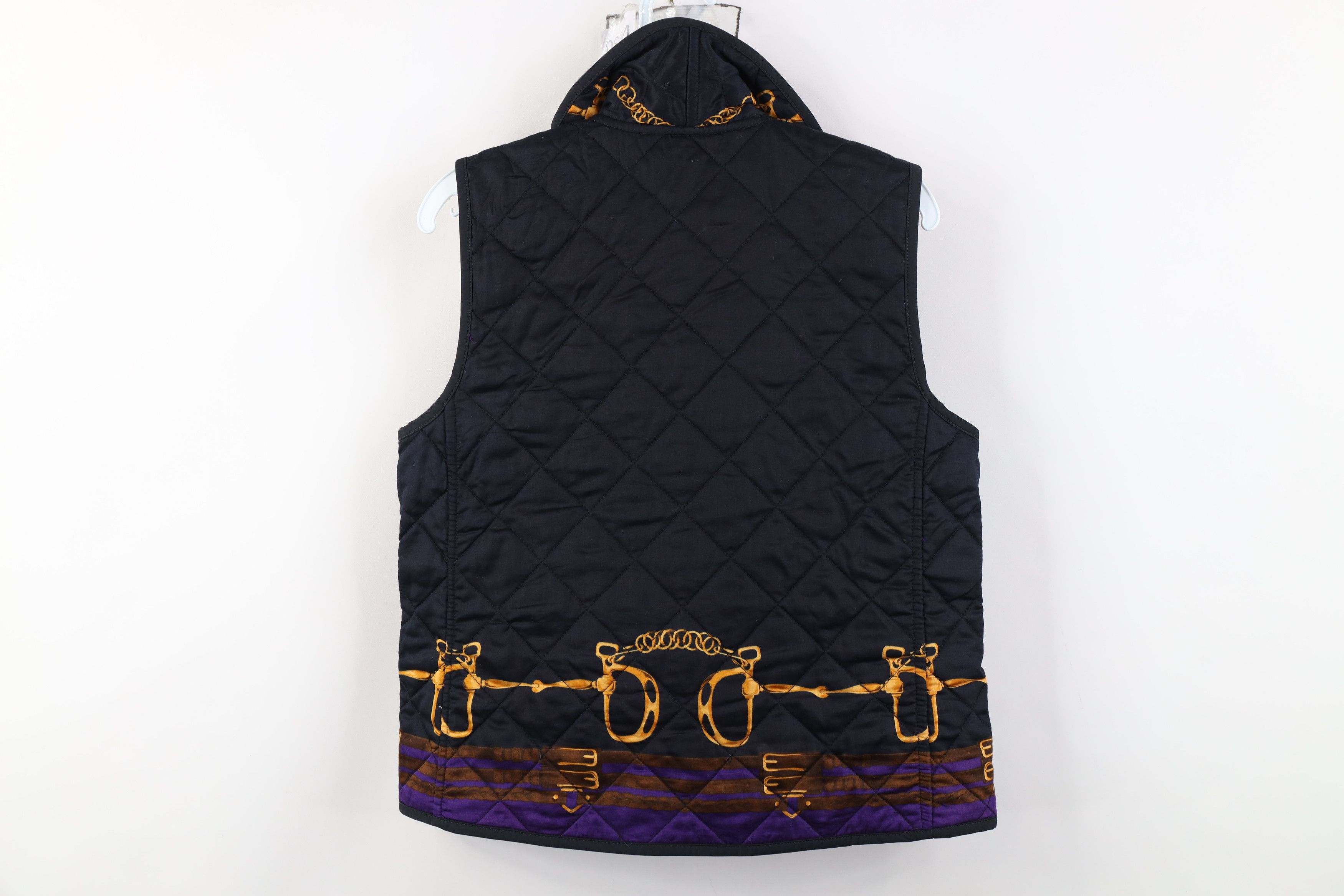 Ralph Lauren Vintage 90s Ralph Lauren Reversible Horse Vest Jacket Size M / US 6-8 / IT 42-44 - 8 Thumbnail