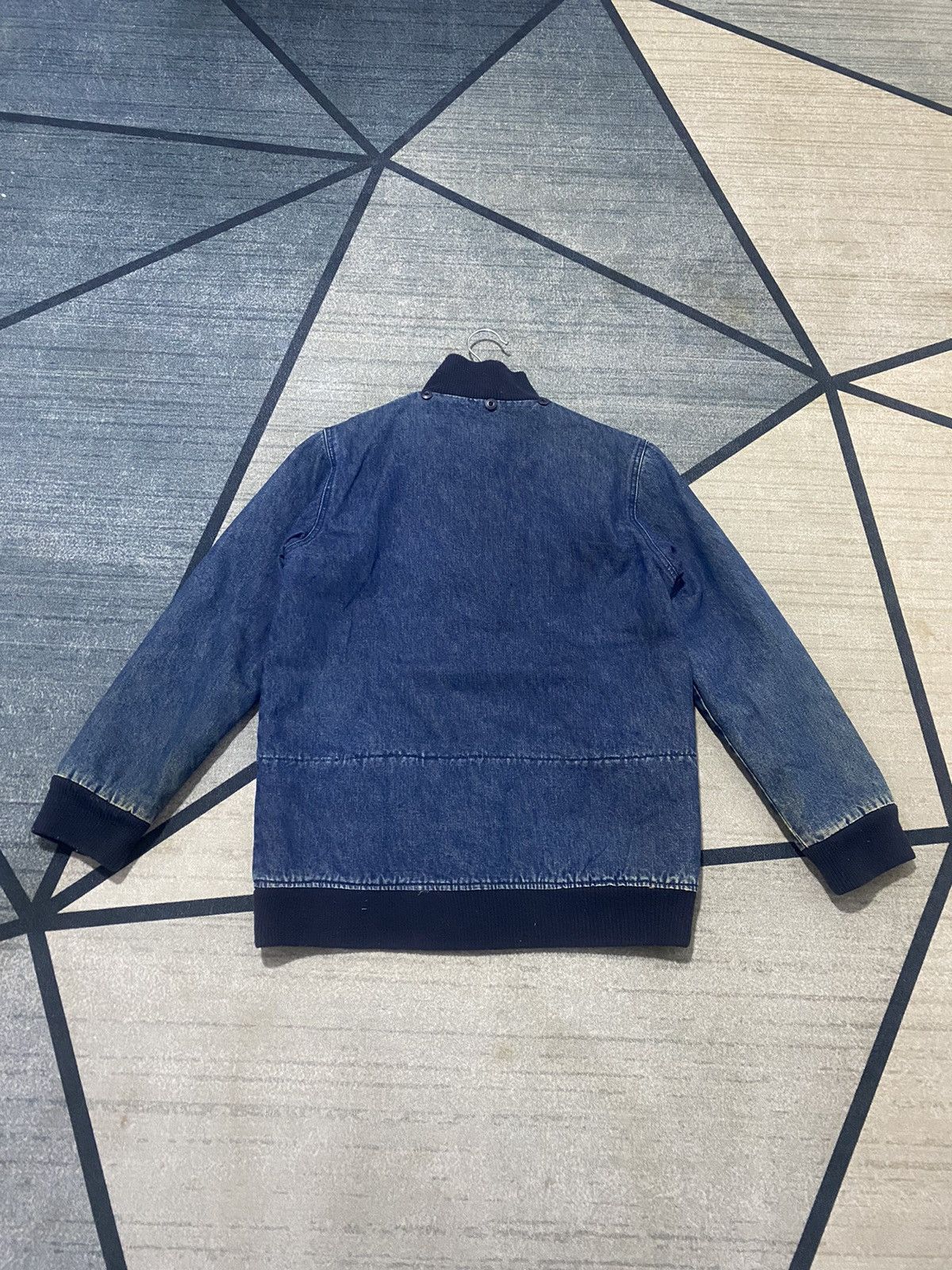 Other DENIM BOMBER JACKET DETACHABLE HOOD FULLZIPPER BUTTON Size US M / EU 48-50 / 2 - 5 Thumbnail