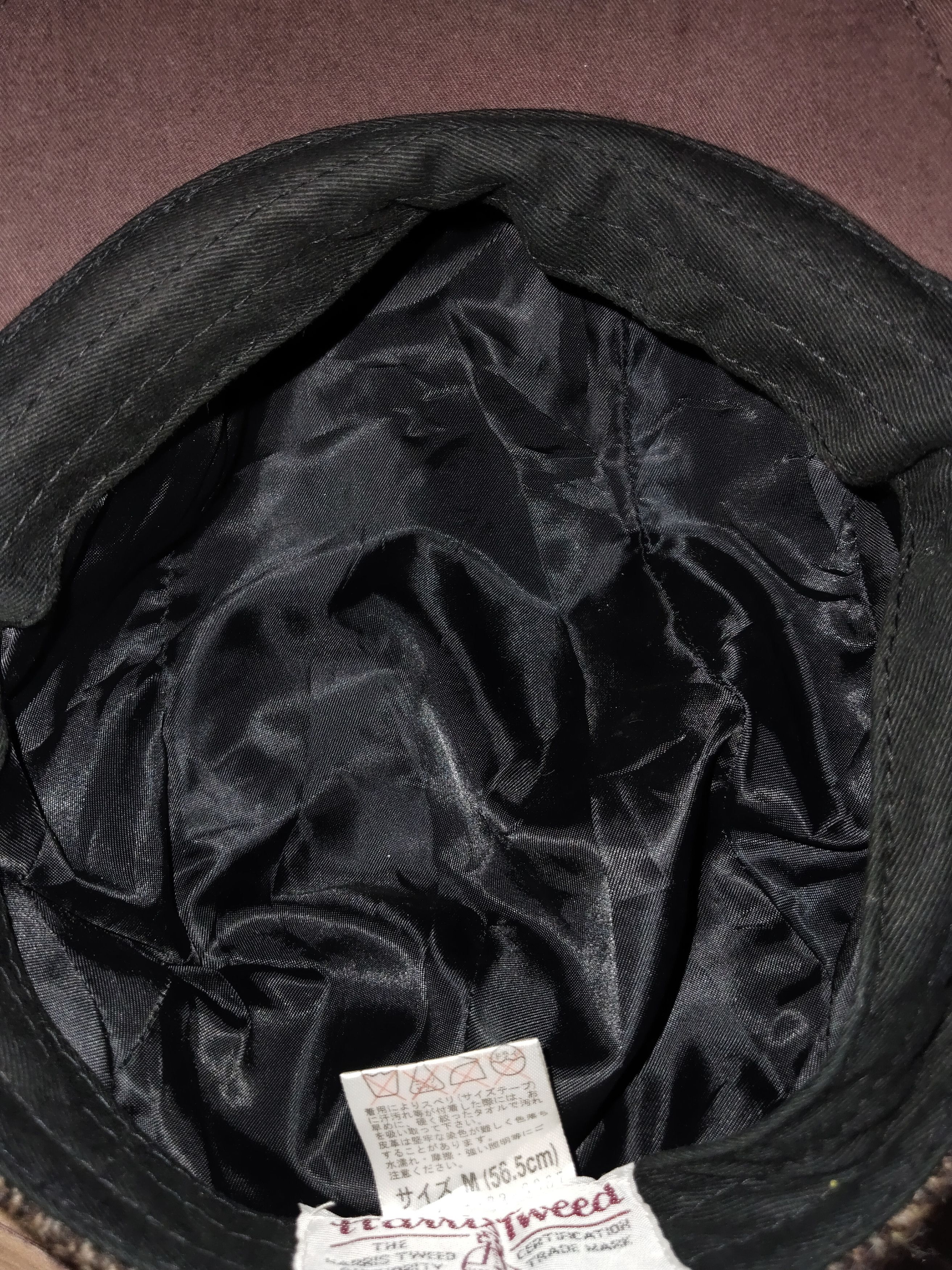 Harris Tweed HARRIS TWEED Leather Wool Flat Cap Size ONE SIZE - 6 Thumbnail