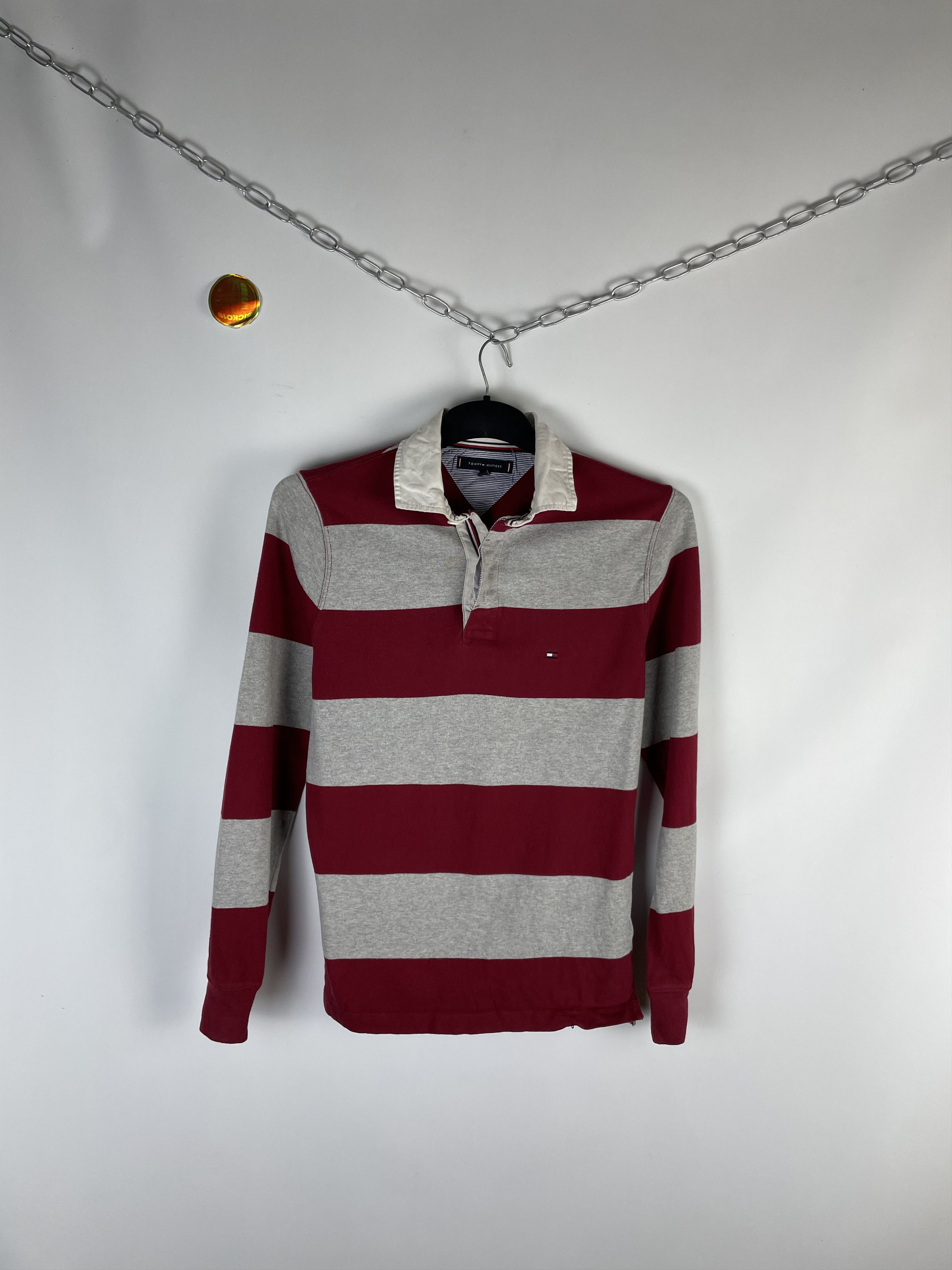 Other Vintage Tommy Hilfiger Rugby Long Sleeve Polo Shirt Size US XS / EU 42 / 0 - 1 Thumbnail