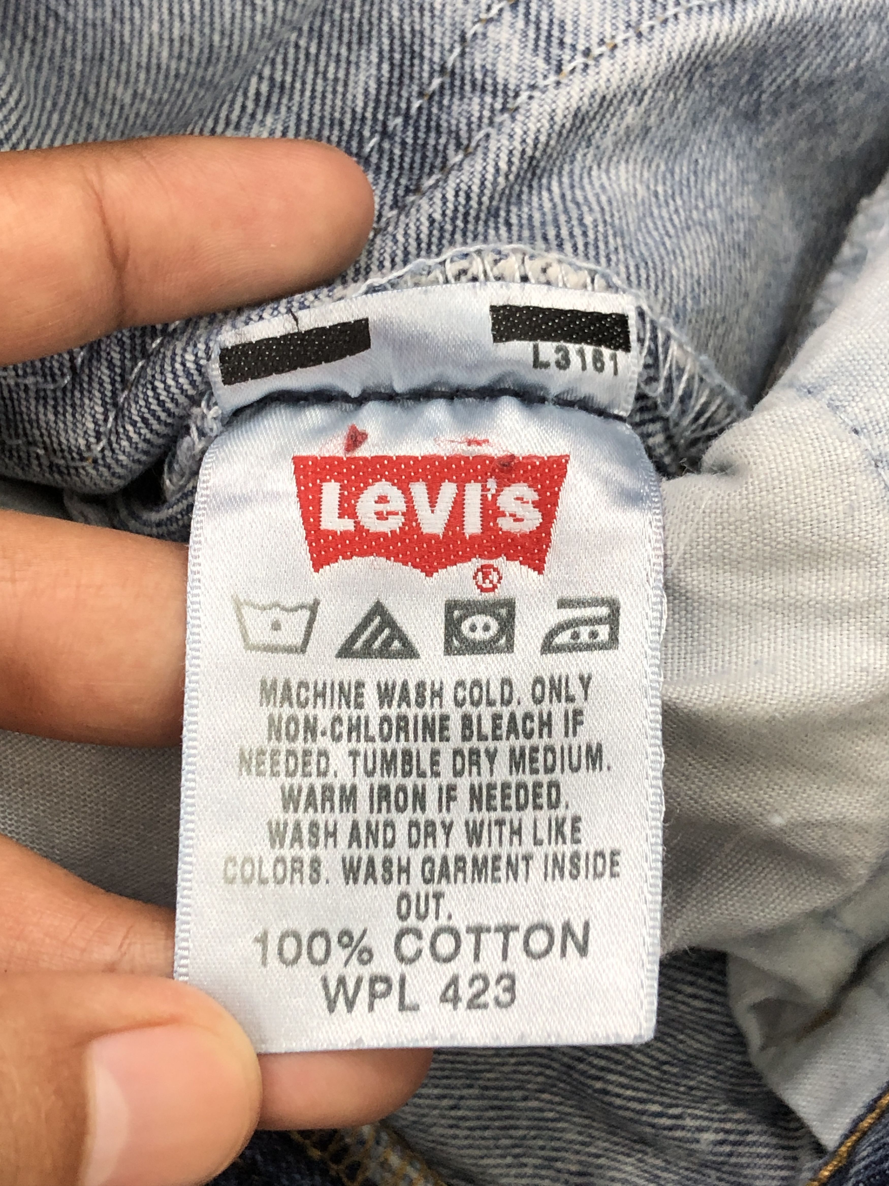 Levi's × Vintage Faded Blue Vintage 90s Levis 501 Denim Jeans Size US 35 - 8 Thumbnail