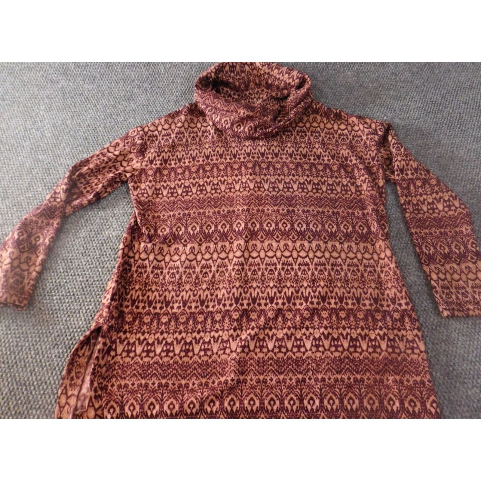 Vintage St.John's Bay Womens Sweater L Red Crew Neck Pullover Stretch Raglan Sleeve Size L / US 10 / IT 46 - 2 Thumbnail