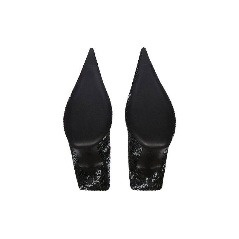 Balenciaga o1tr1nto1125 Square Knife 110mm Pumps With Allover Size US 6.5 / IT 36.5 - 6 Thumbnail