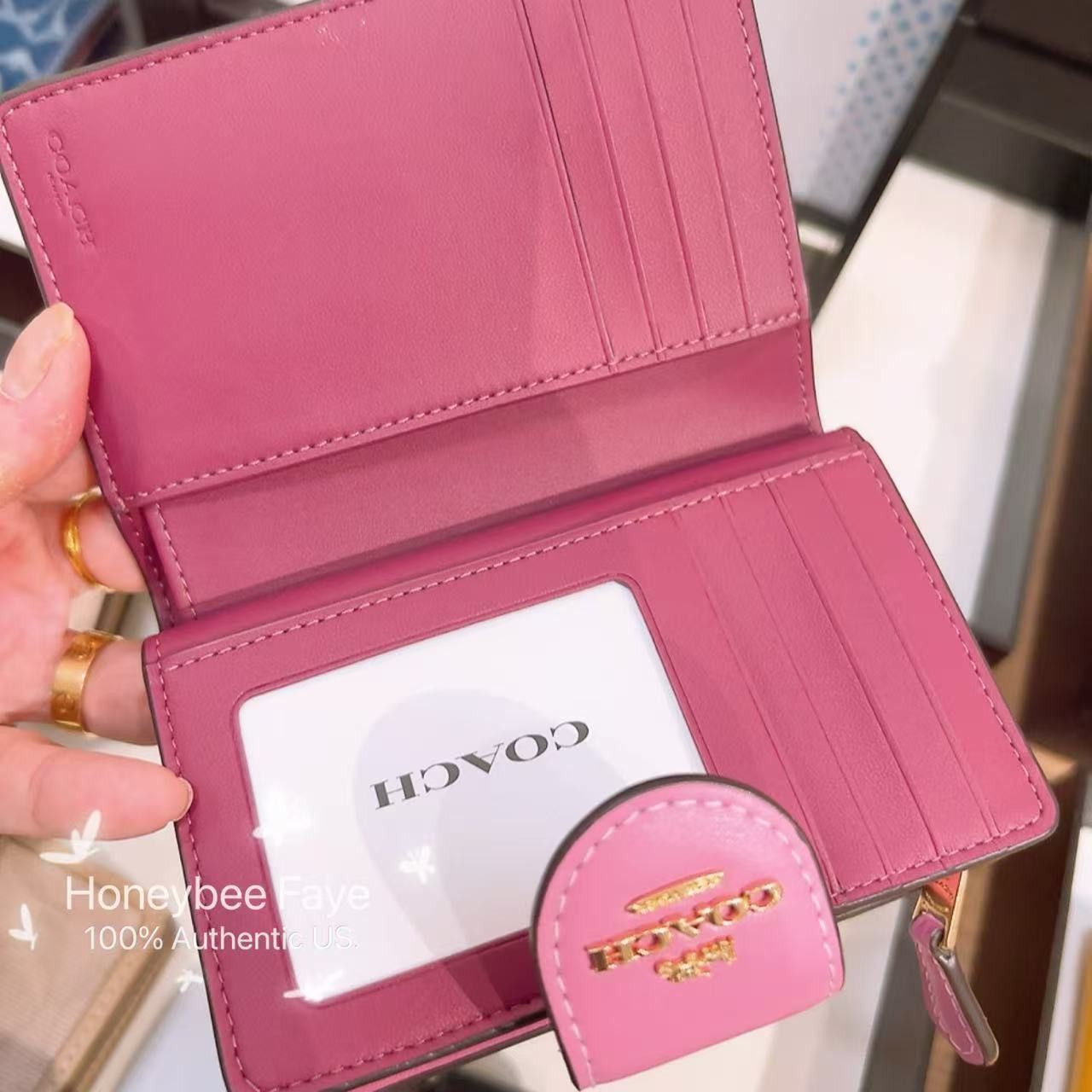 Coach Medium Corner Zip Wallet In Signature Canvas CW786 Size ONE SIZE - 2 Thumbnail