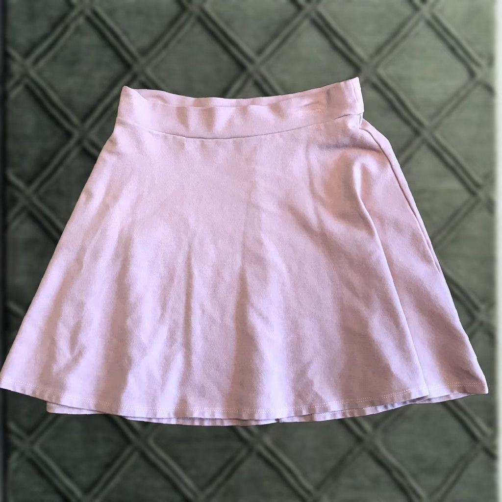 Vintage VINTAGE? (No) Charlotte Russe Skirt Women M Pink Flare Short Juniors Size Length 15 1/2" USPS Pre-owned Size 32" / US 10 / IT 46 - 1 Thumbnail