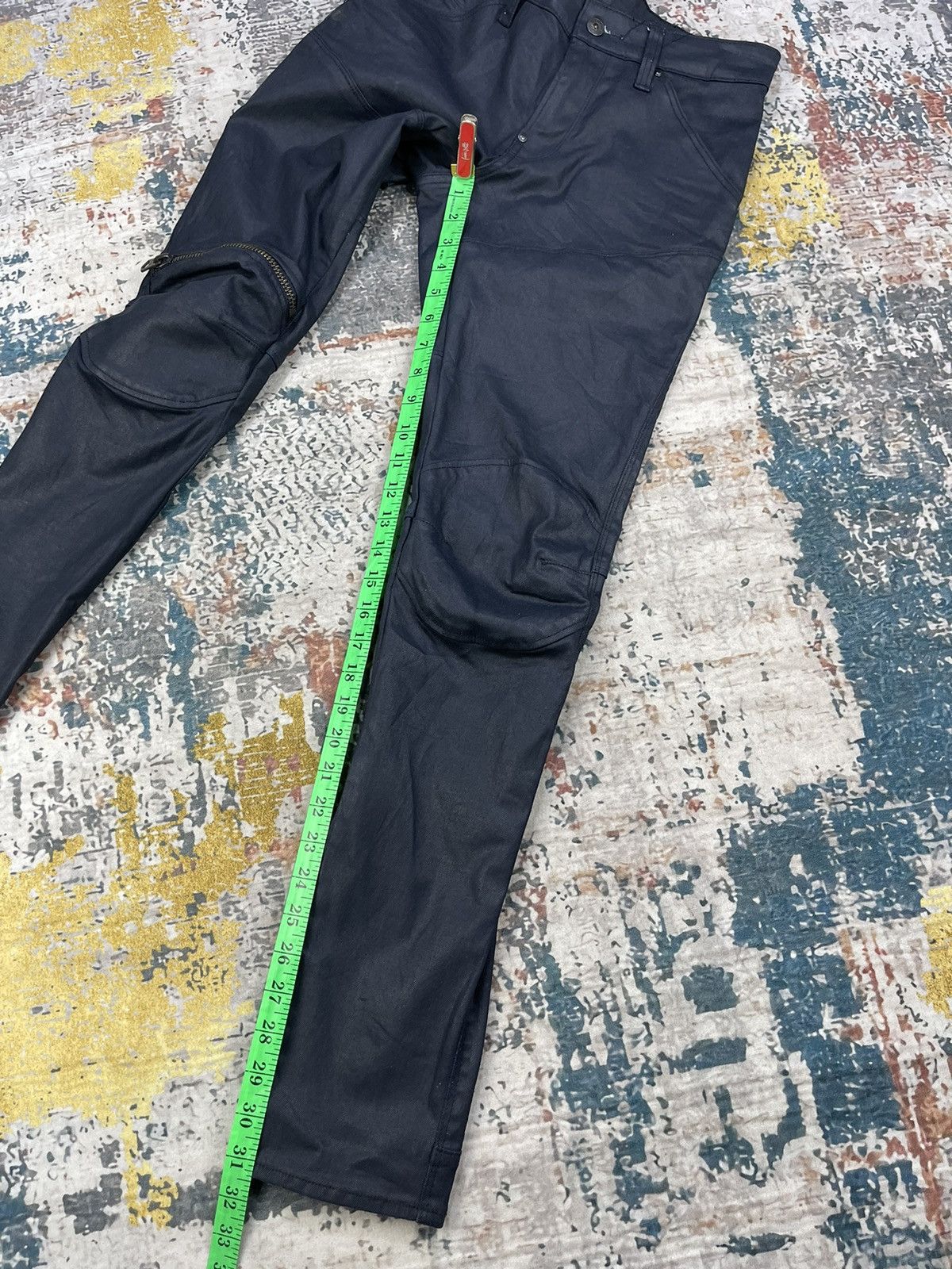 G-Star G Star Raw 3D Zip Knee Super Slim Denim Size US 28 / EU 44 - 9 Thumbnail