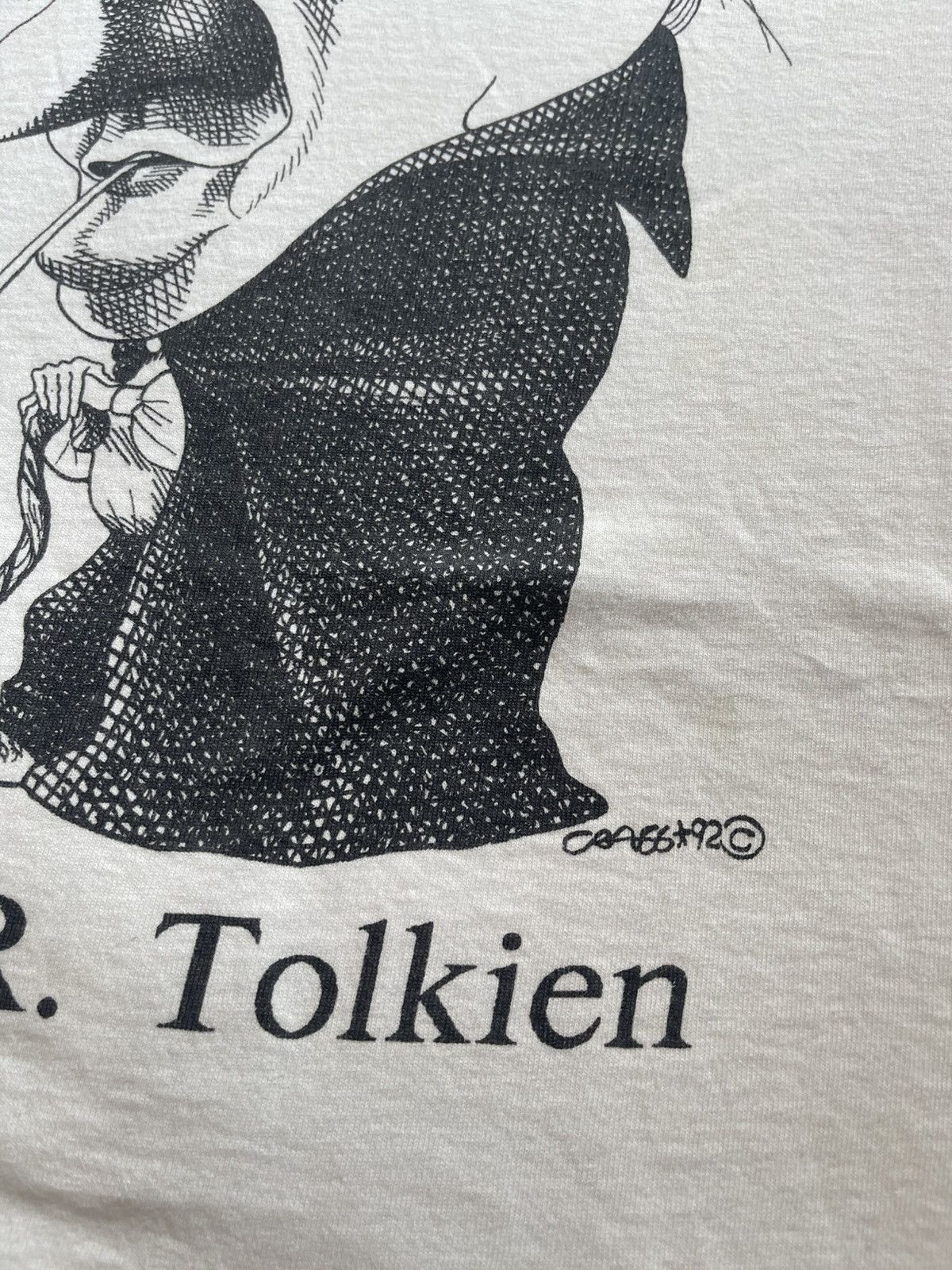 Arts & Science Vintage 1992 J.R.R. Tolkien R. Crumb Art T-Shirt Soffe XL Size US XL / EU 56 / 4 - 3 Thumbnail
