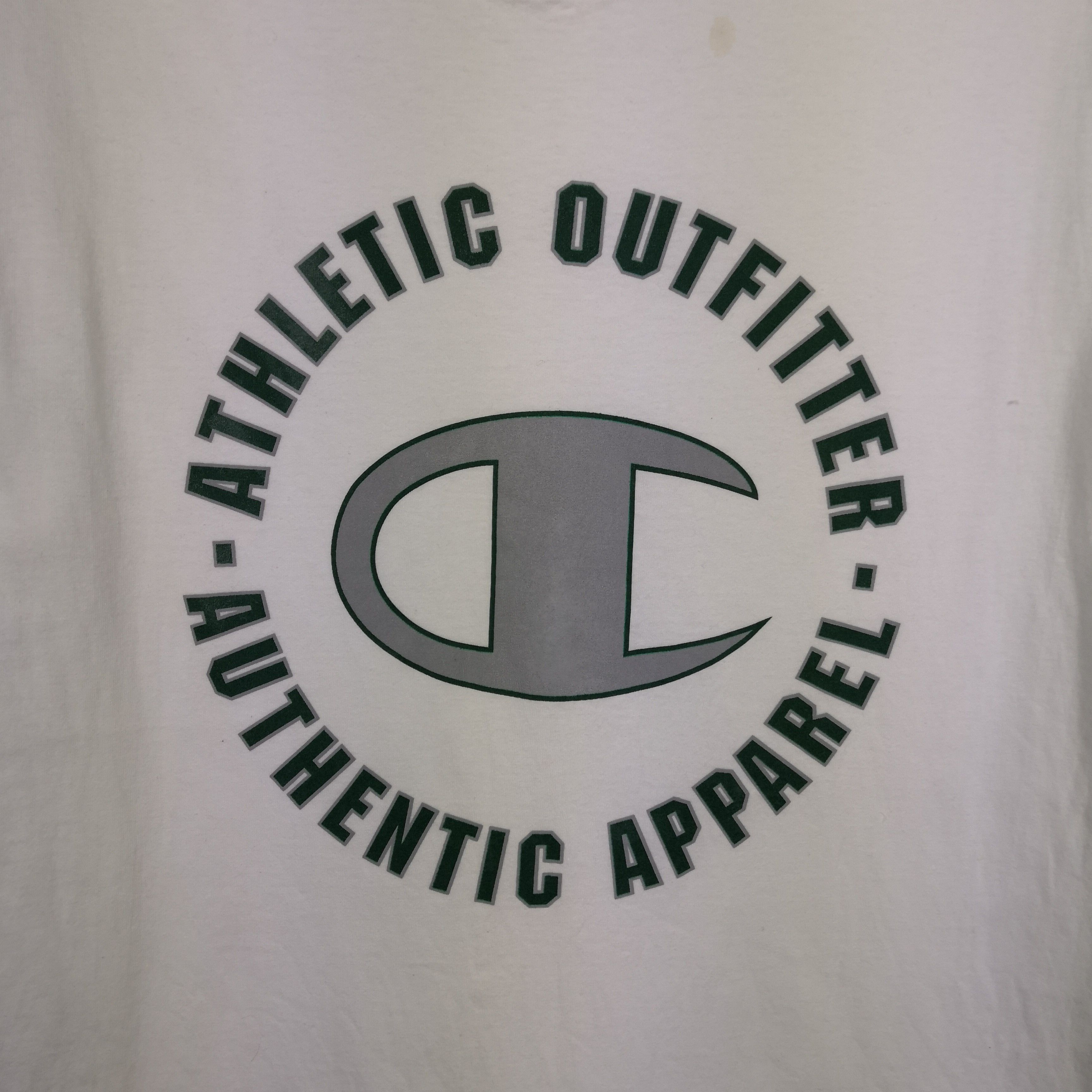 Champion Vintage 90s Champion T-Shirt Logo Streetswear Crewneck Tees Size US L / EU 52-54 / 3 - 3 Thumbnail