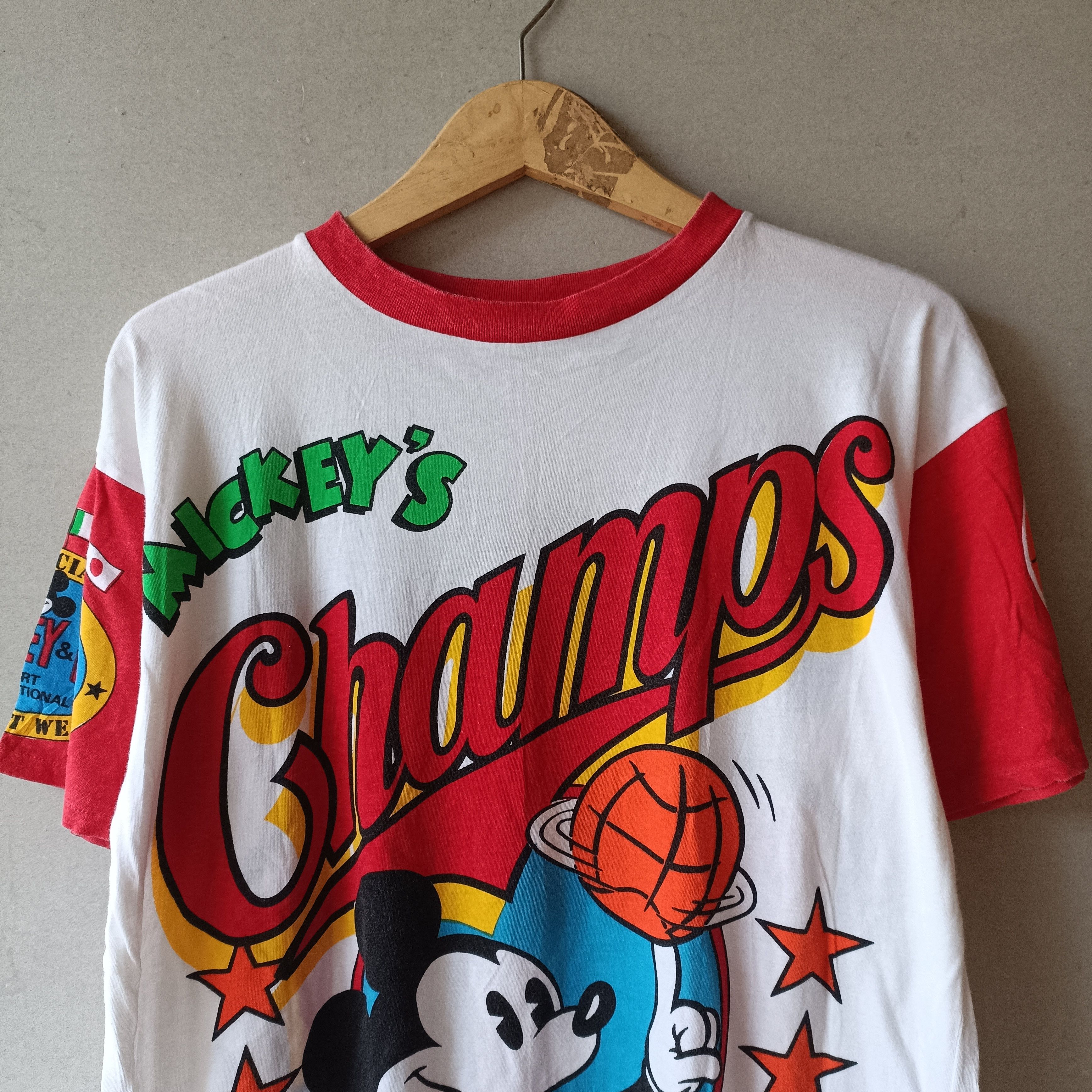 Mickey Mouse Vintage 90s Mickey Mouse Walt Disney vtg tee Size US M / EU 48-50 / 2 - 2 Thumbnail